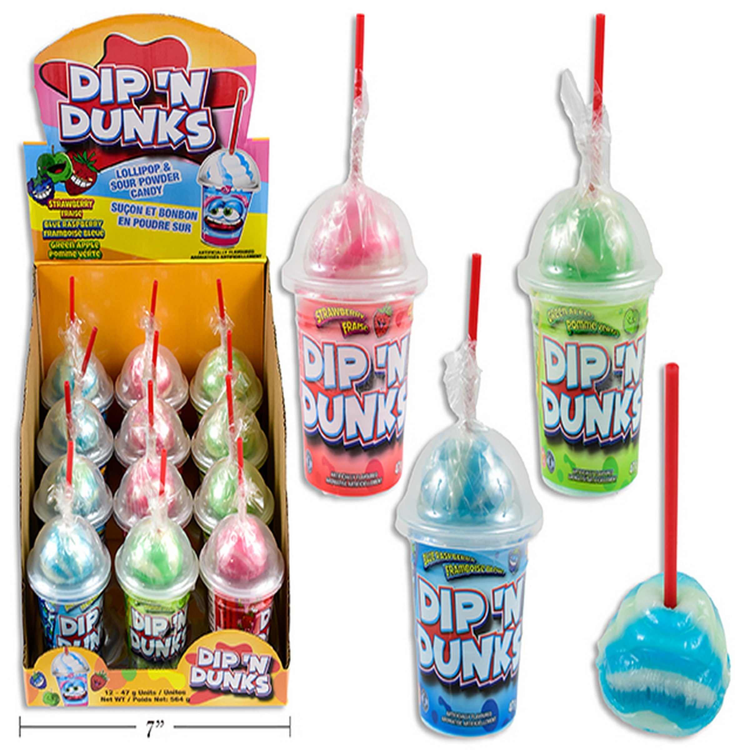 Dip n Dunks Lollipop with Powder 47g VRT