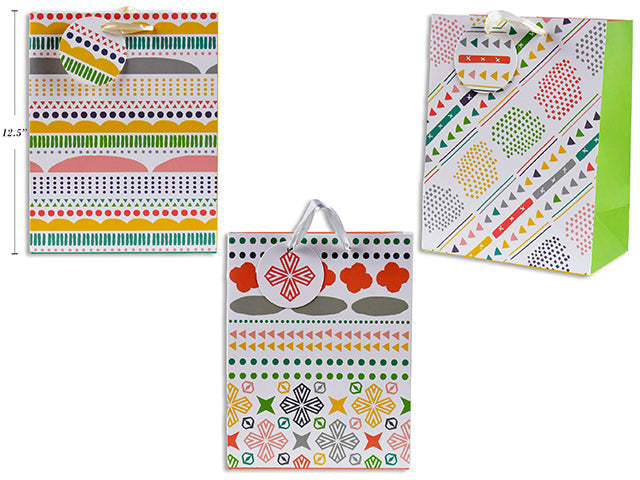 Paper Gift Bag - Matte 10.2x12.6x4.7in VRT