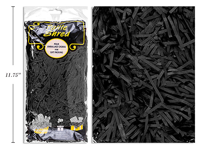Tissue Paper Shred - Black 42.5g (1.5oz)