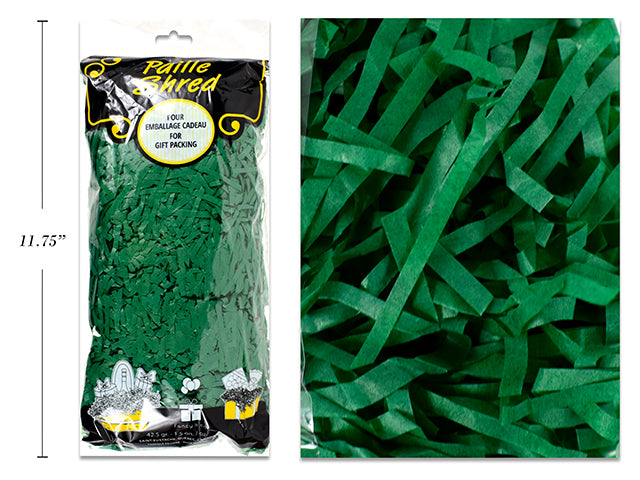 Tissue Paper Shred - Forest Green 42.5g (1.5oz)