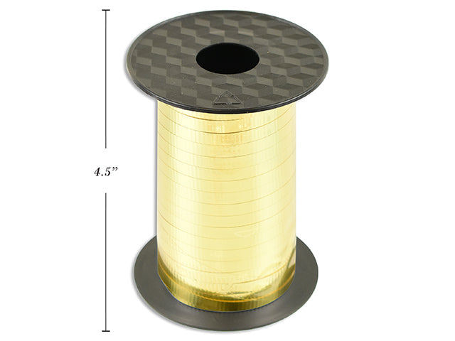 Curling Ribbon - Metallic Gold 5mm x 225ft
