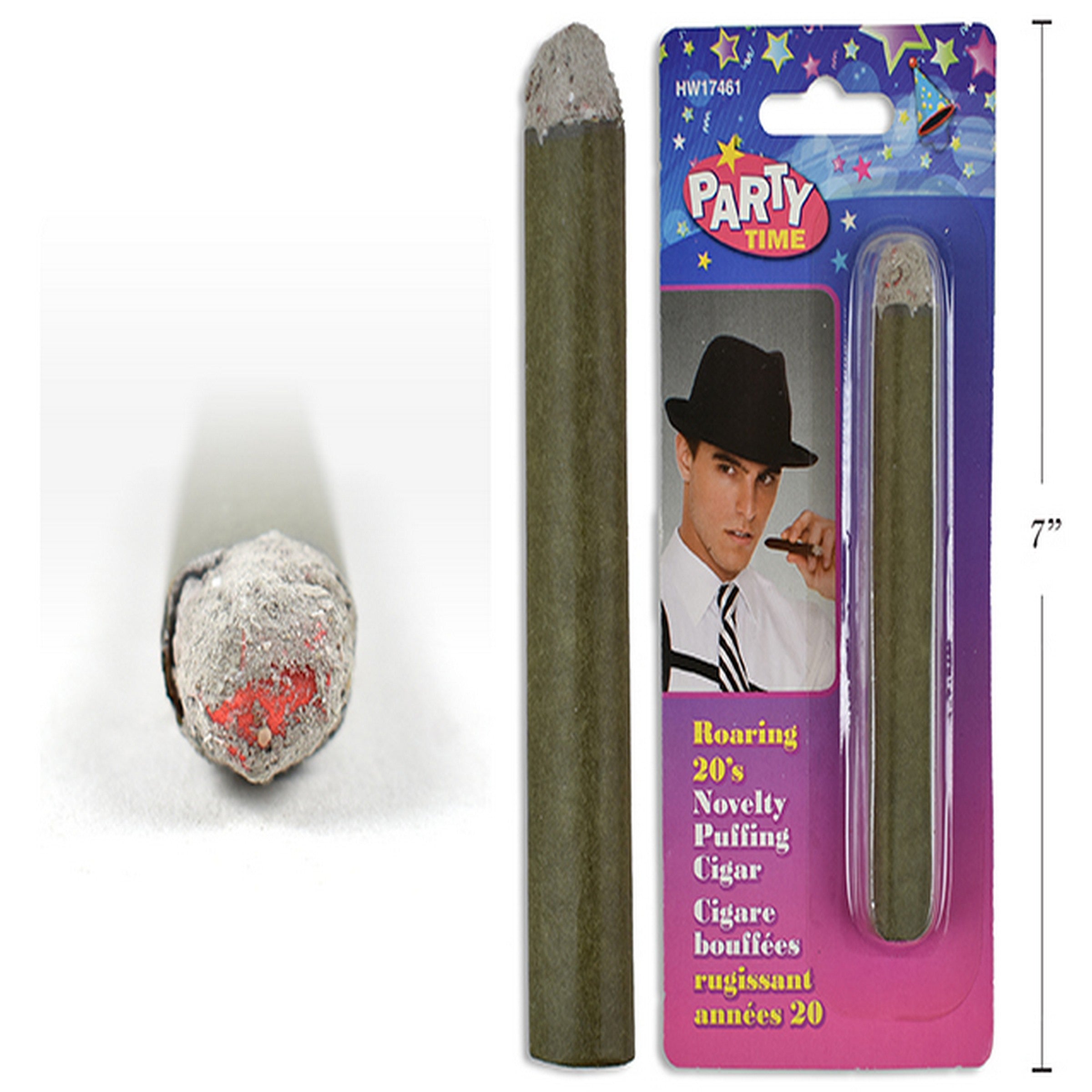 Halloween Roaring 20s Novelty Puffing Cigar 4in