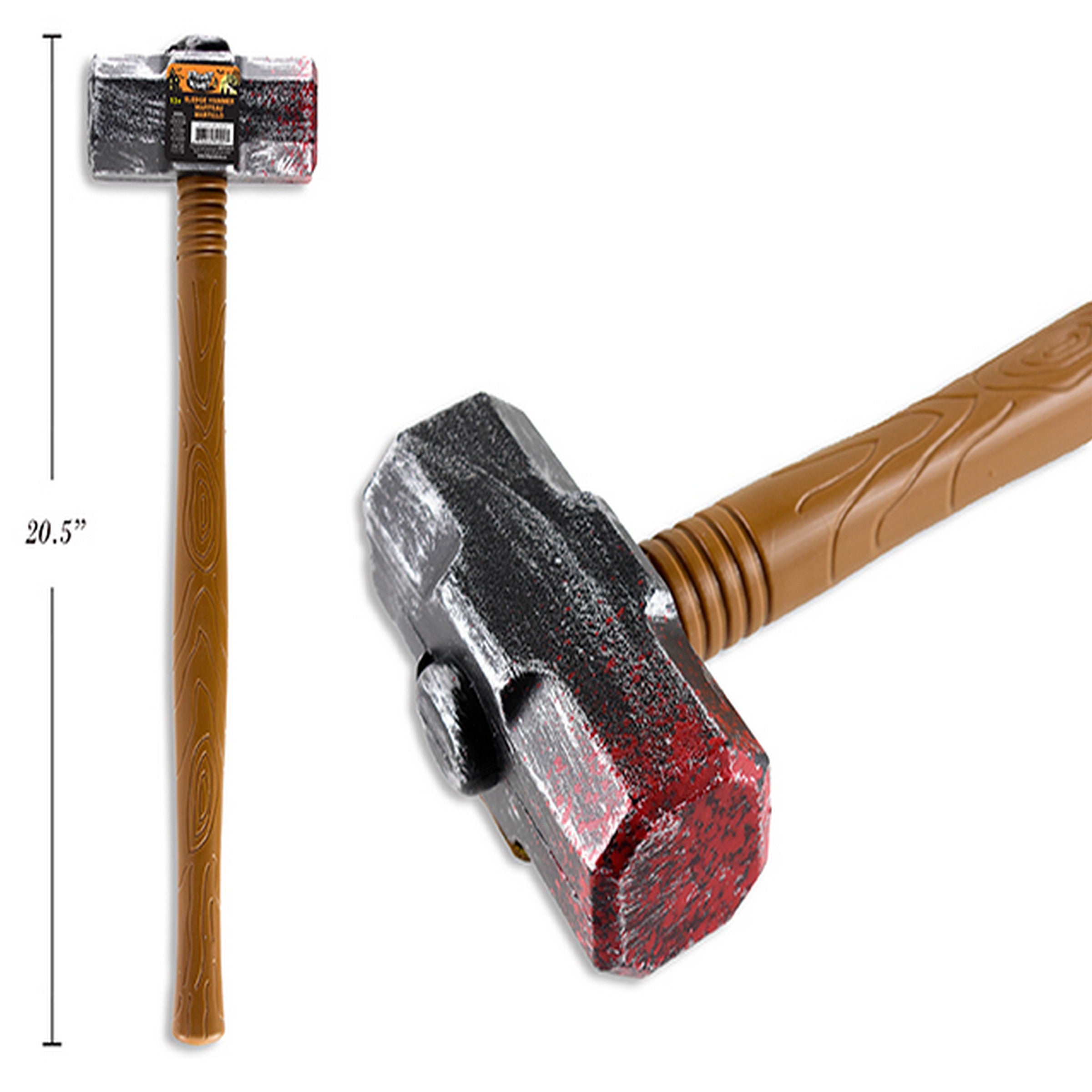Halloween Bloody Sledge Hammer 20.5x6.25in