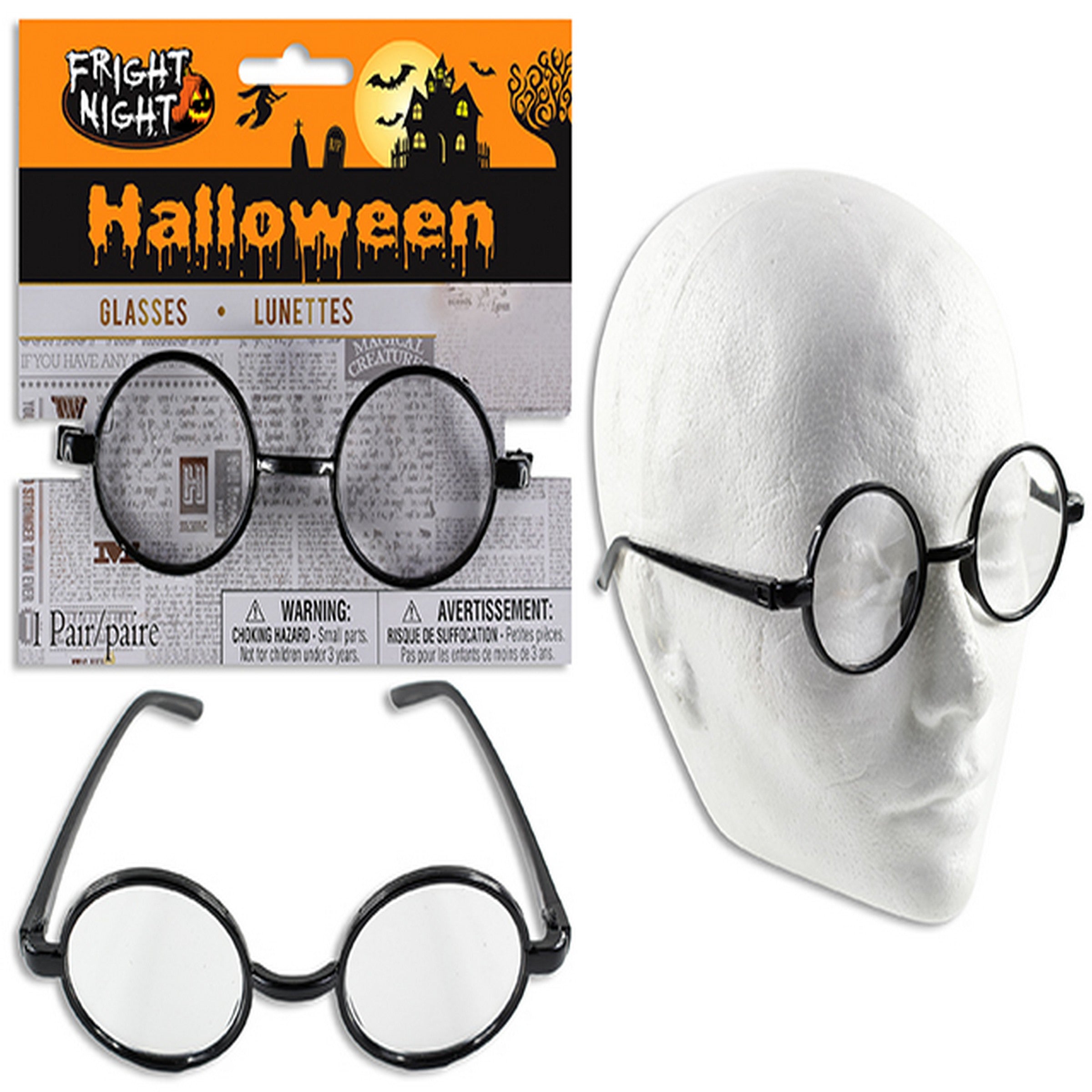 Halloween Wizard Disguise Glasses 5.5in