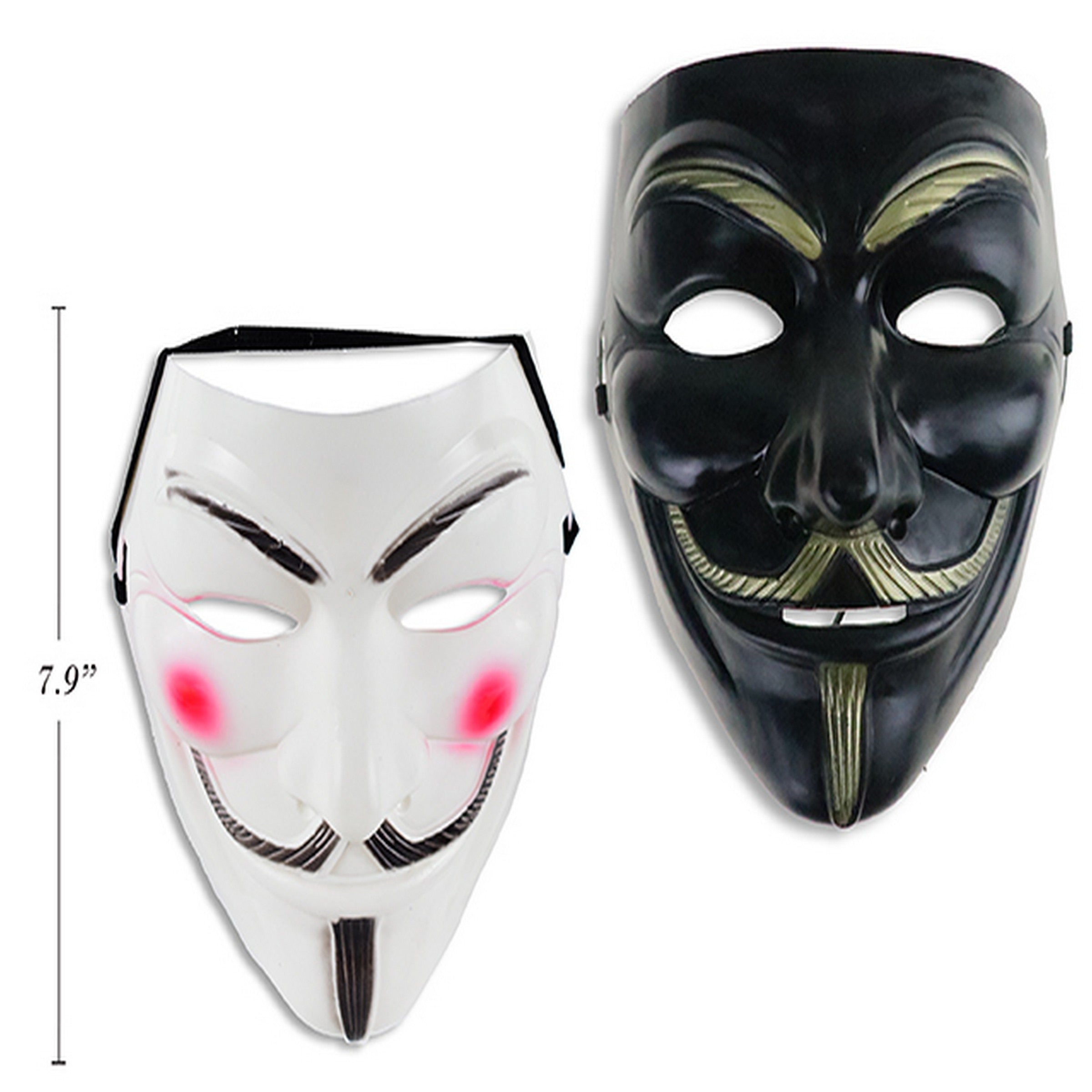 Halloween Anonymous Hacker Mask 7.5in VRT