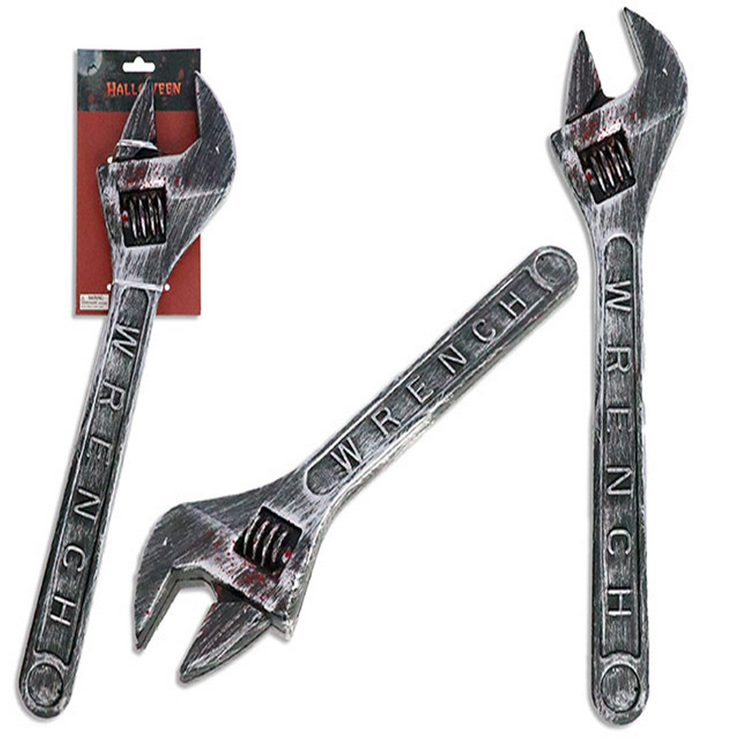 Halloween Bloody Wrench 17.5x4.4in