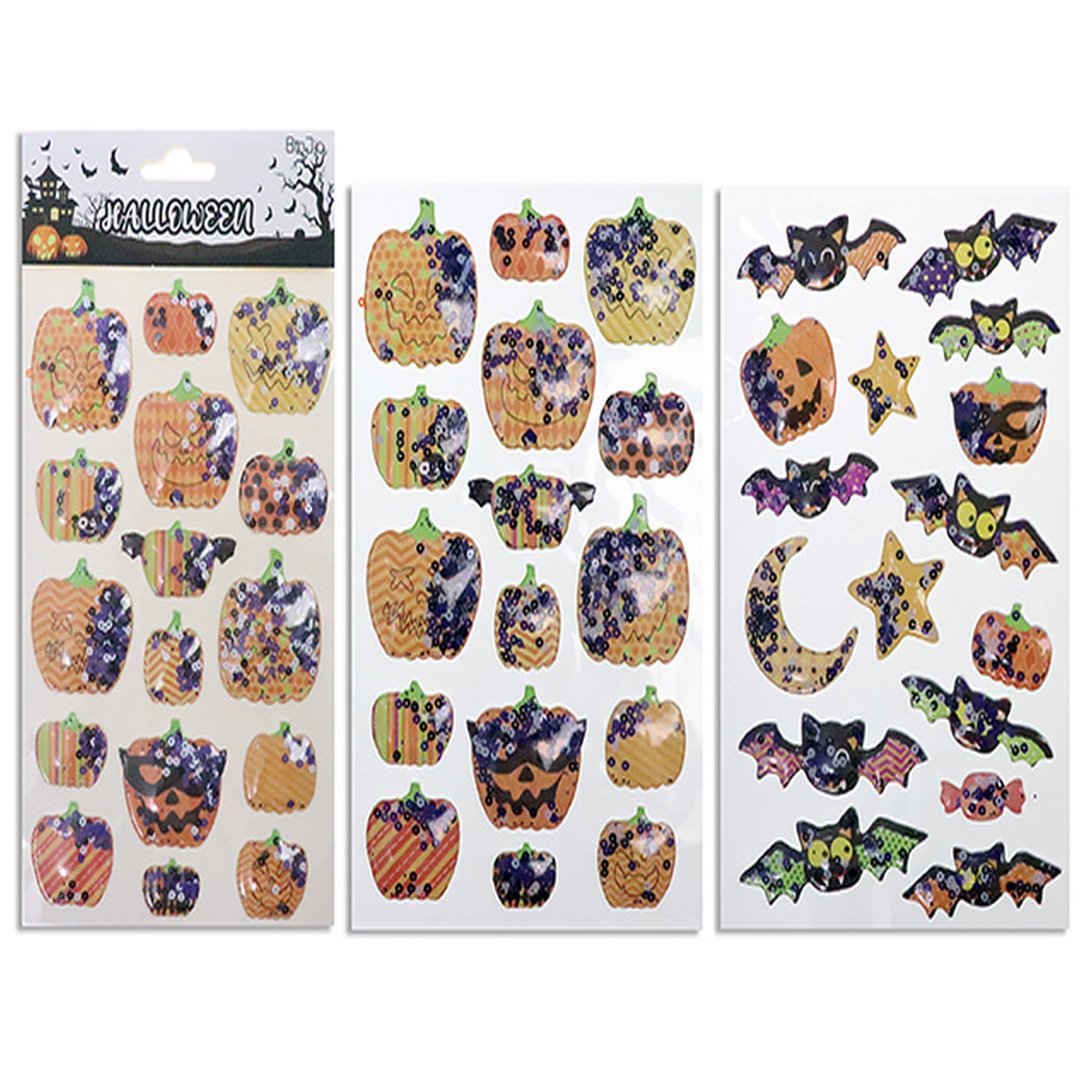 Halloween Confetti Filler 3D Stickers VRT