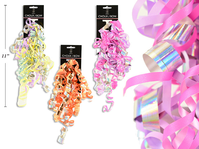 2 Swirly Bows 9in VRT