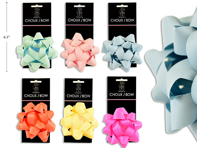 Pastel Color Bow 4in VRT