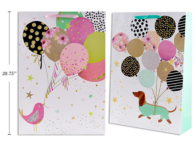 Matte Paper Gift Bag 28.75in VRT