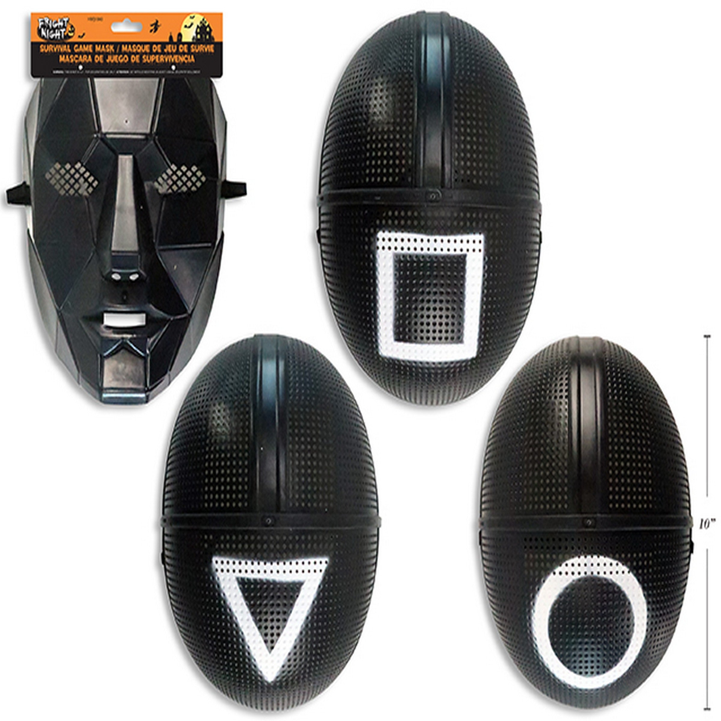 Halloween Squid Game Mask 10x7.8in VRT