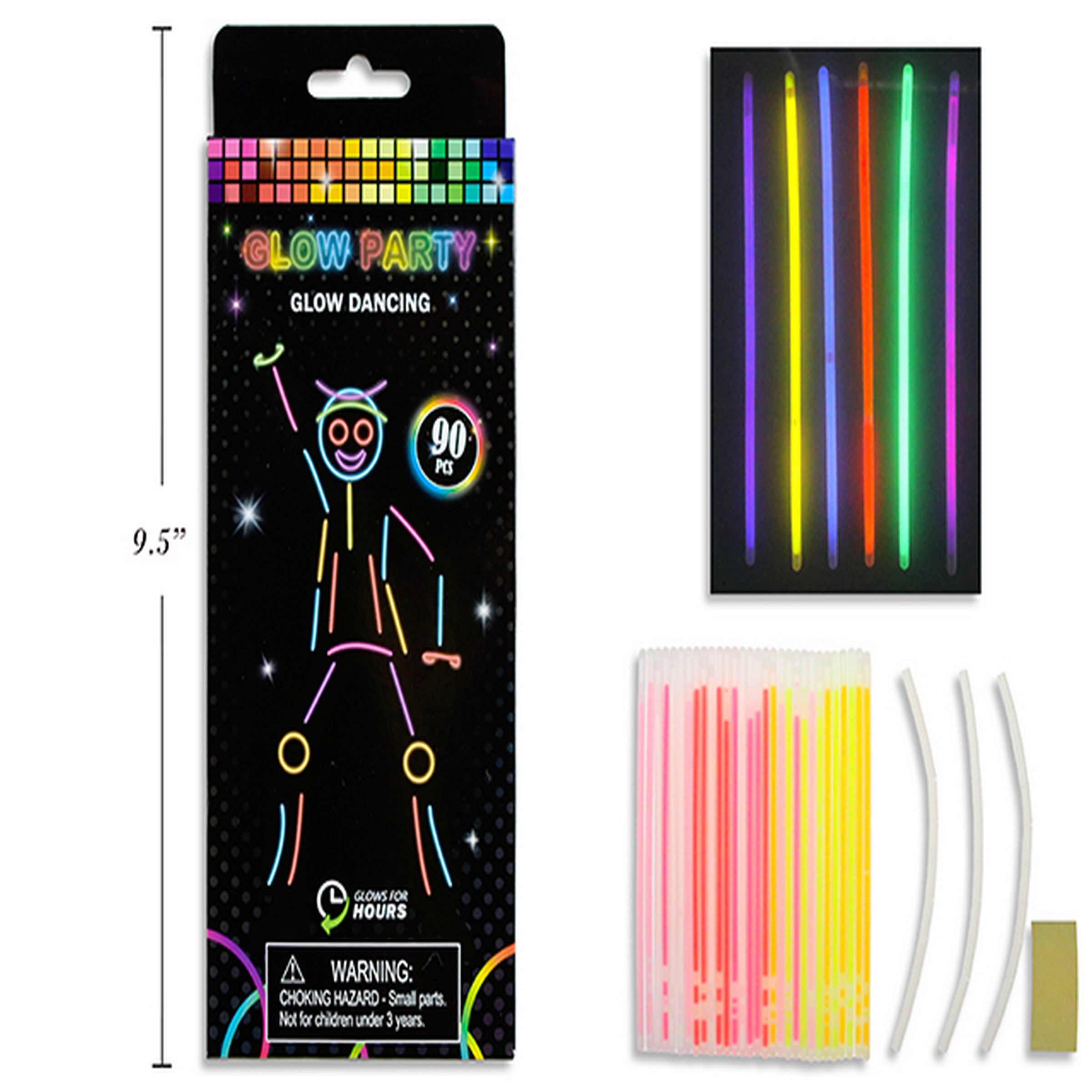 Halloween 90pcs Glow Suit Costume