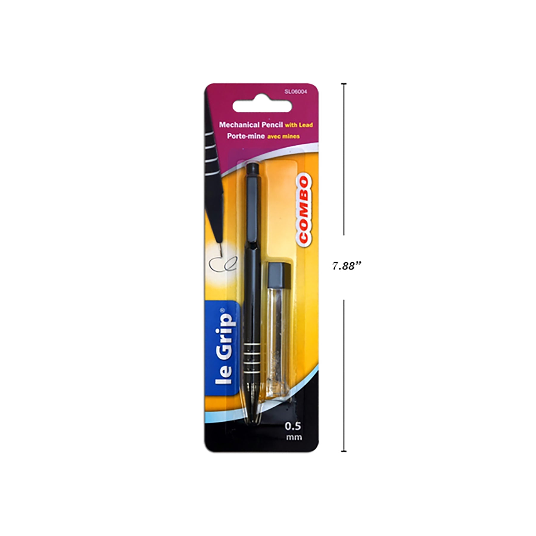 Le Grip Mechanical Pencil with Leads 0.5mm