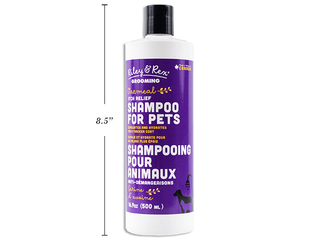 Riley & Rex Grooming Shampoo for Pets - Itch Relief 16.9oz (500ml)