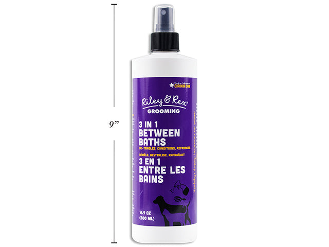 Riley & Rex Grooming 3 in 1 Between Baths for Pets 16.9oz (500ml)