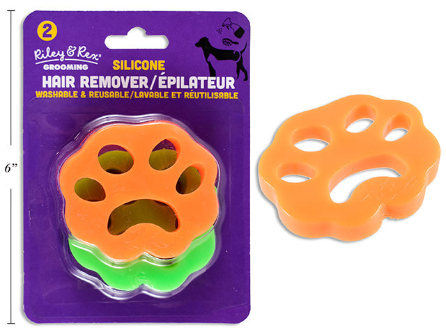 Riley & Rex Grooming 2 Silicone Hair Removers for Pets