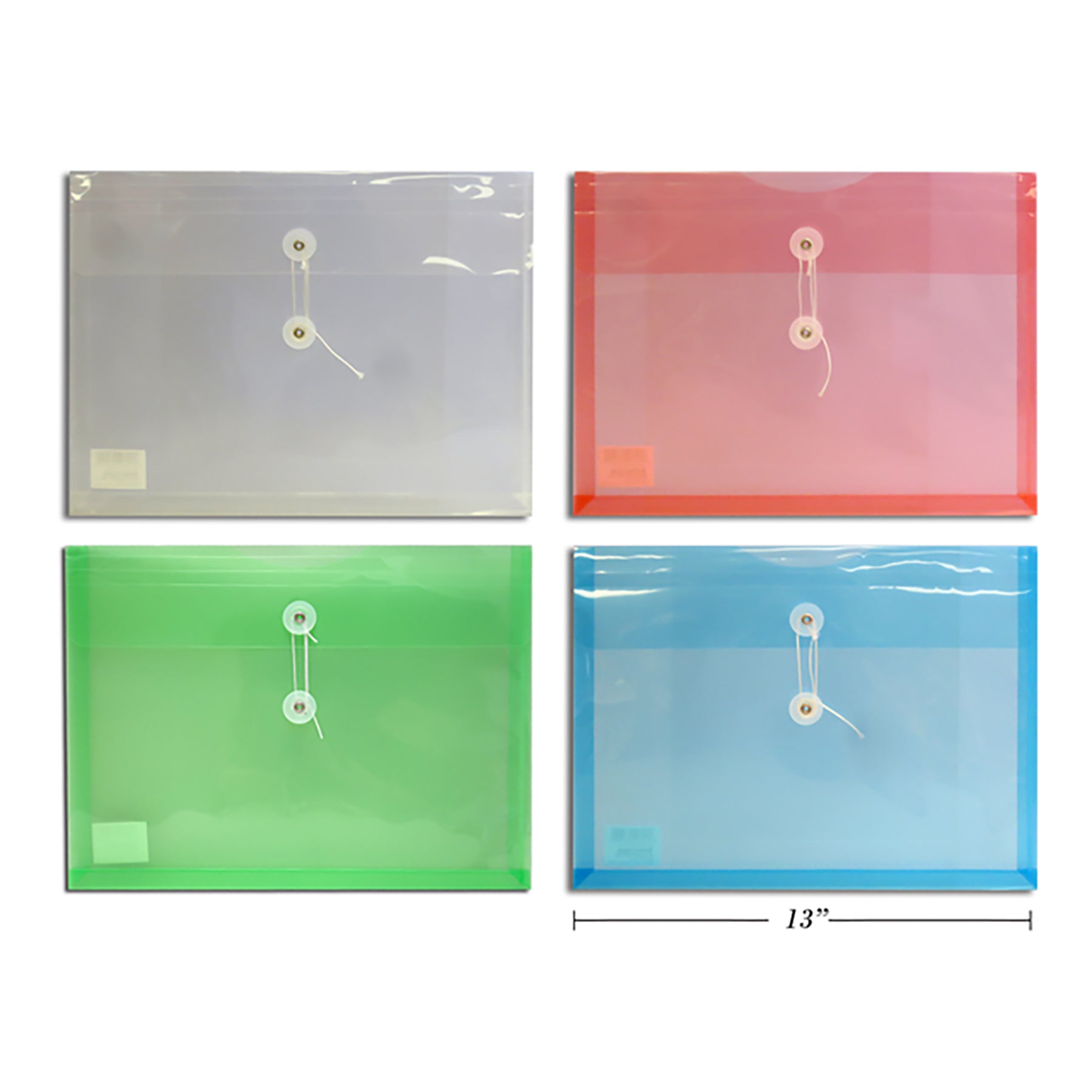 Selectum Envelope Plastic with String Ties 13x9.87in