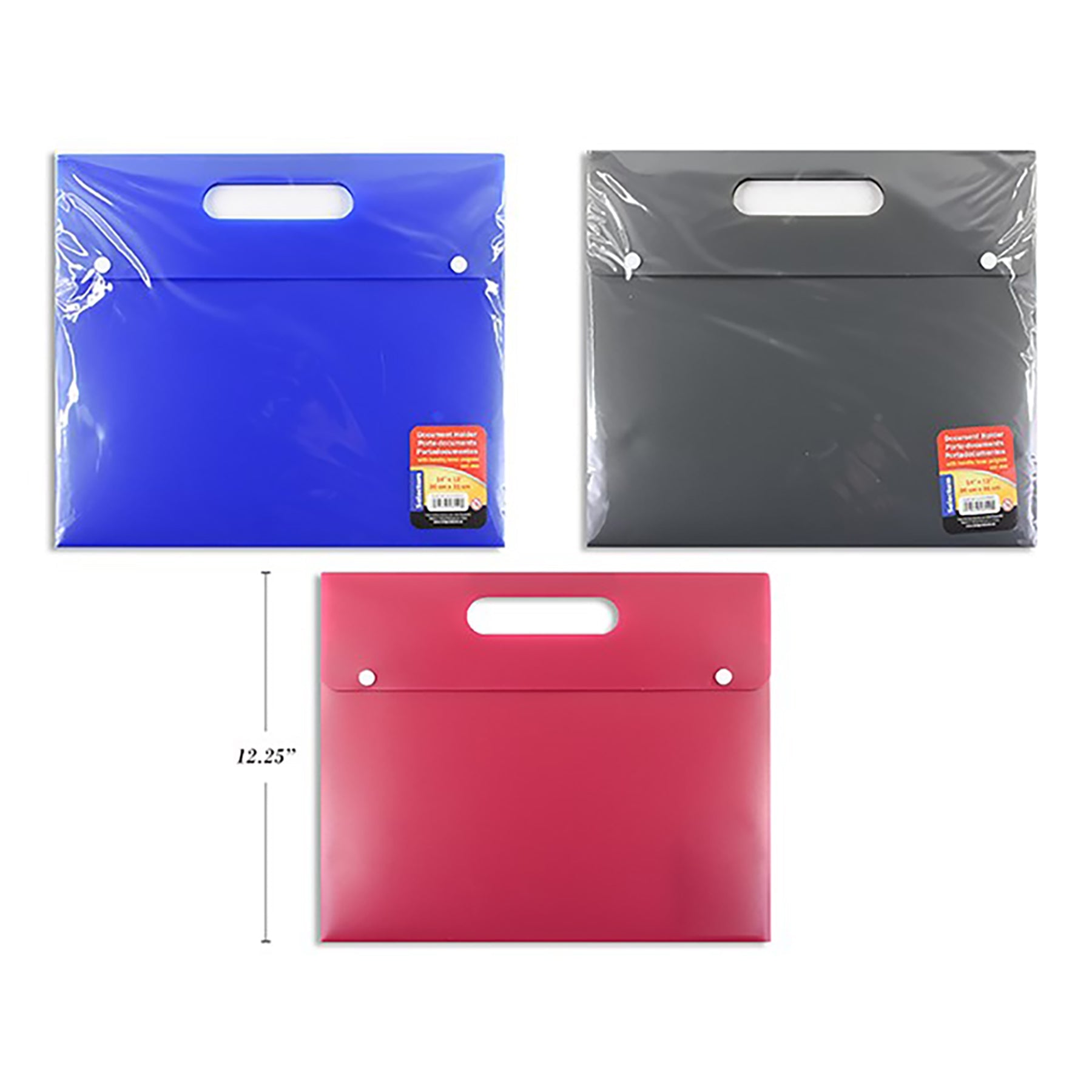 Selectum Plastic Document Holder with Handle 14x12in