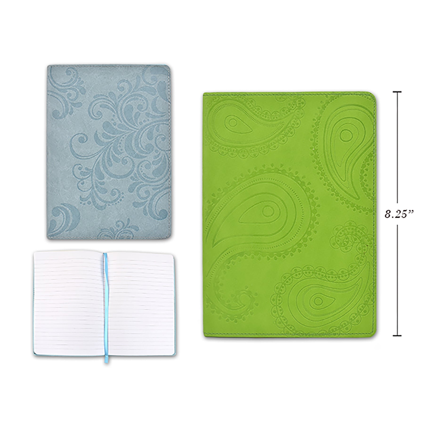 Journal Imitation Leather Cover 60 Ruled Pages 5.8x8.25in