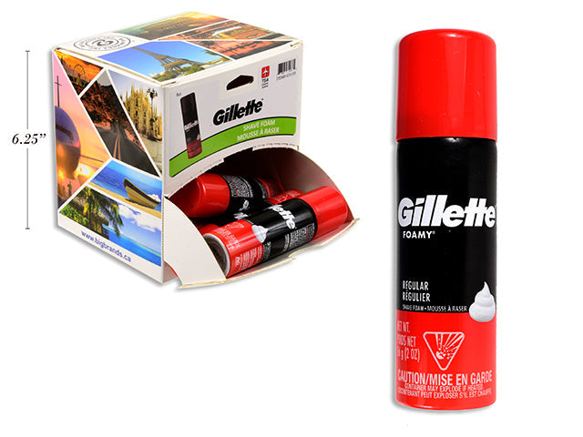 Gillette Shave Foam Regular - Travel Size 56g