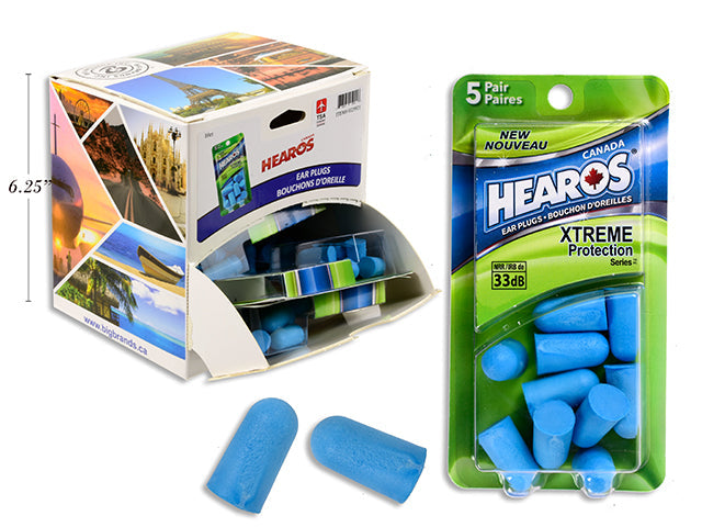 Hearos 10 Xtreme Protect Ear Plugs - Travel Size