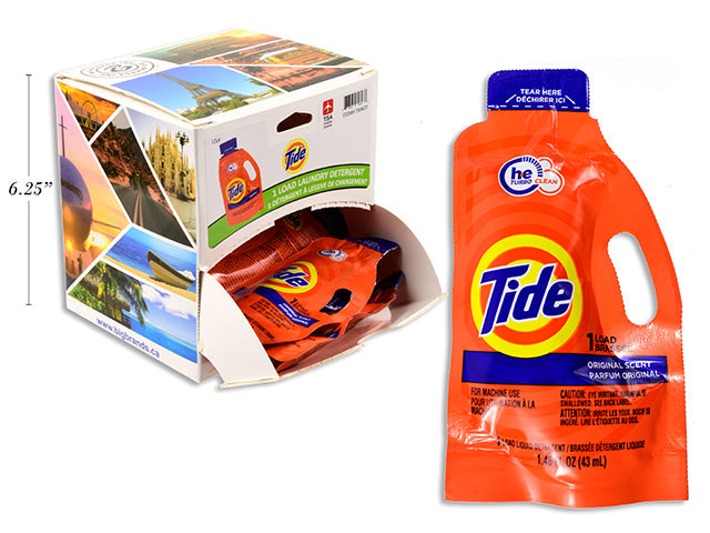 Tide Laundry Detergent for 1 Load - Travel Size 43ml