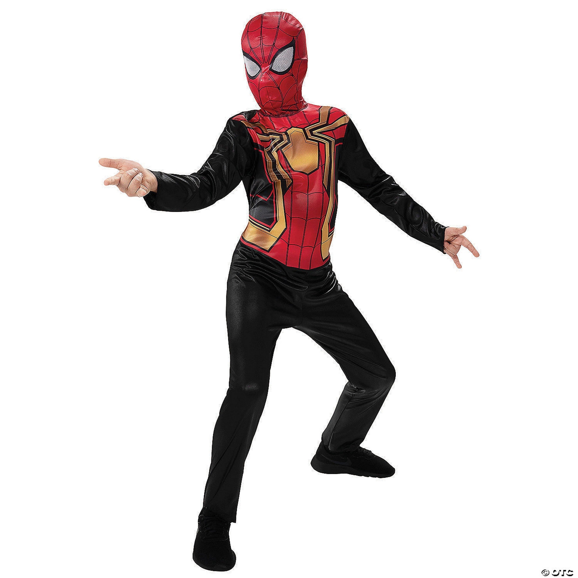 Halloween Kids Spiderman Costume - Integrated Suit Medium 8-10