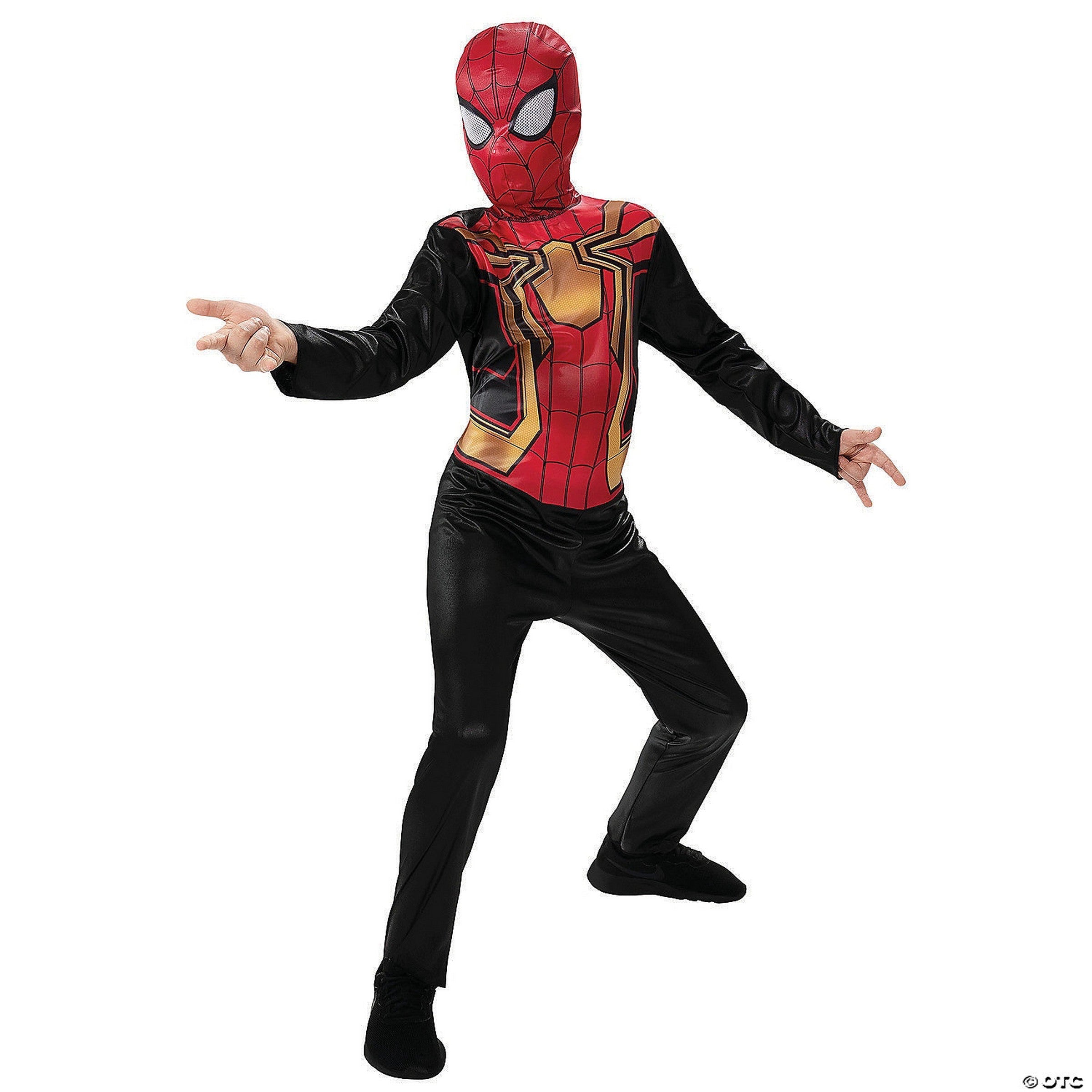 Halloween Kids Spiderman Costume - Integrated Suit Small 4-7