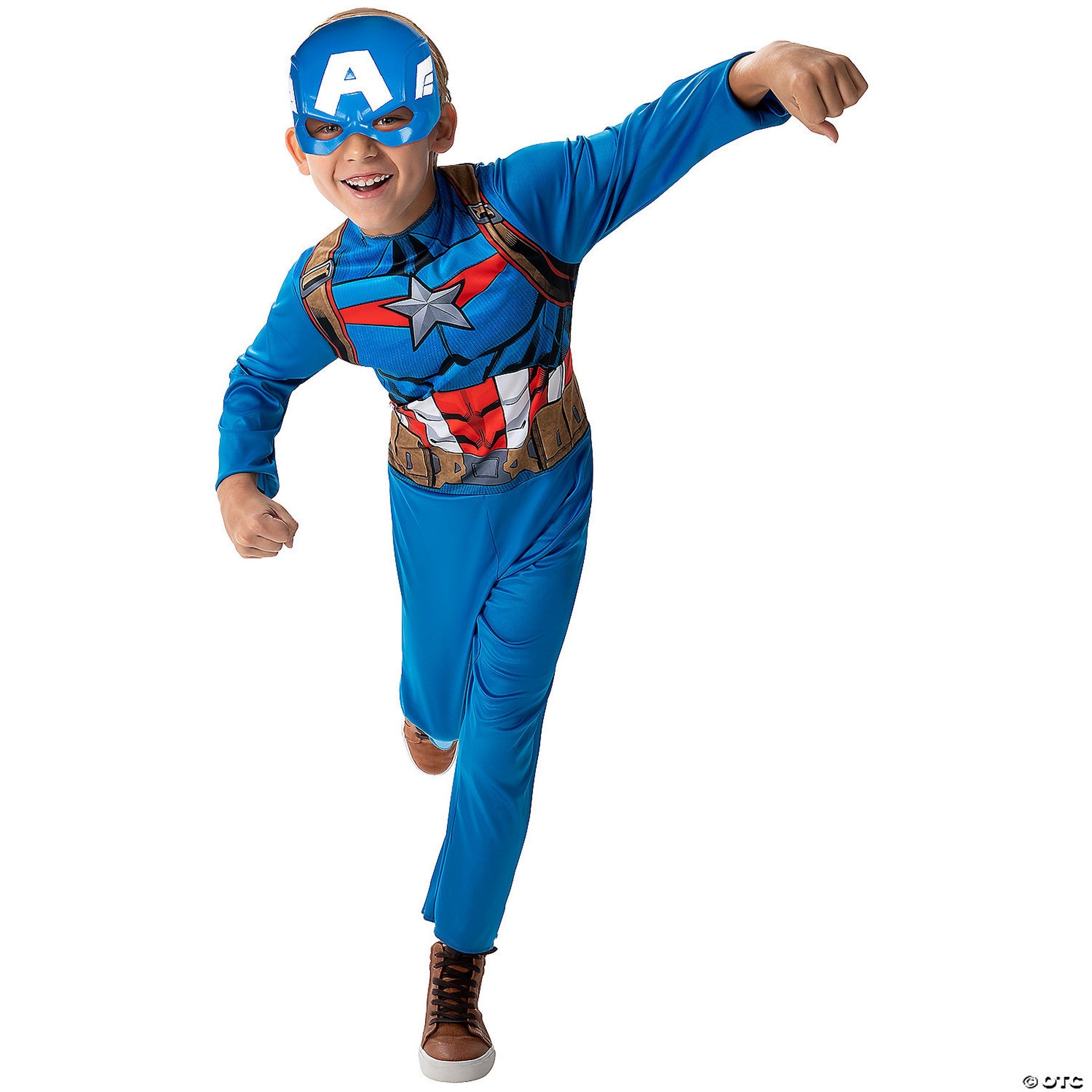 Halloween Kids Captain America Costume Large 12-14