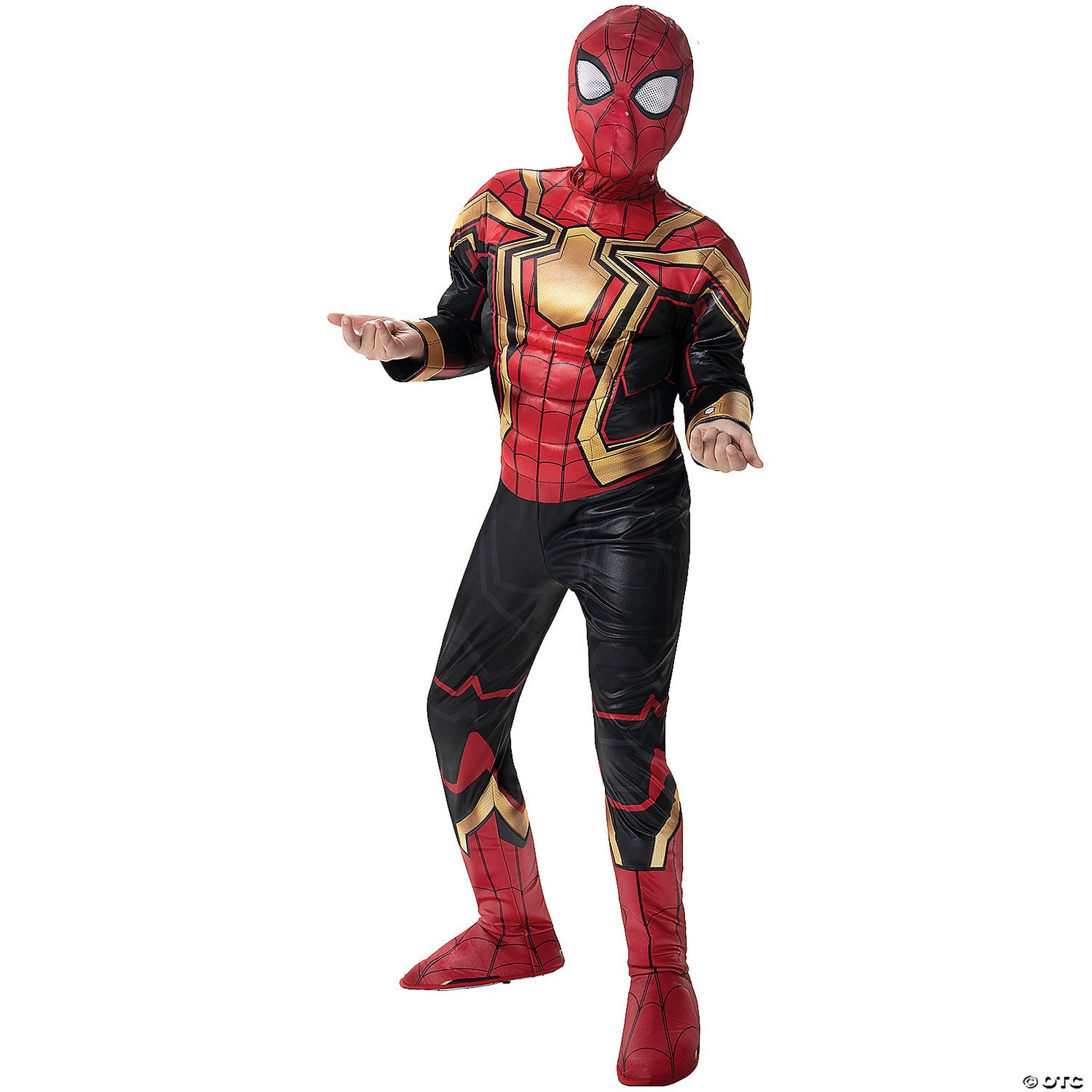 Halloween Kids Spiderman Costume - Integrated Suit Small 4-7