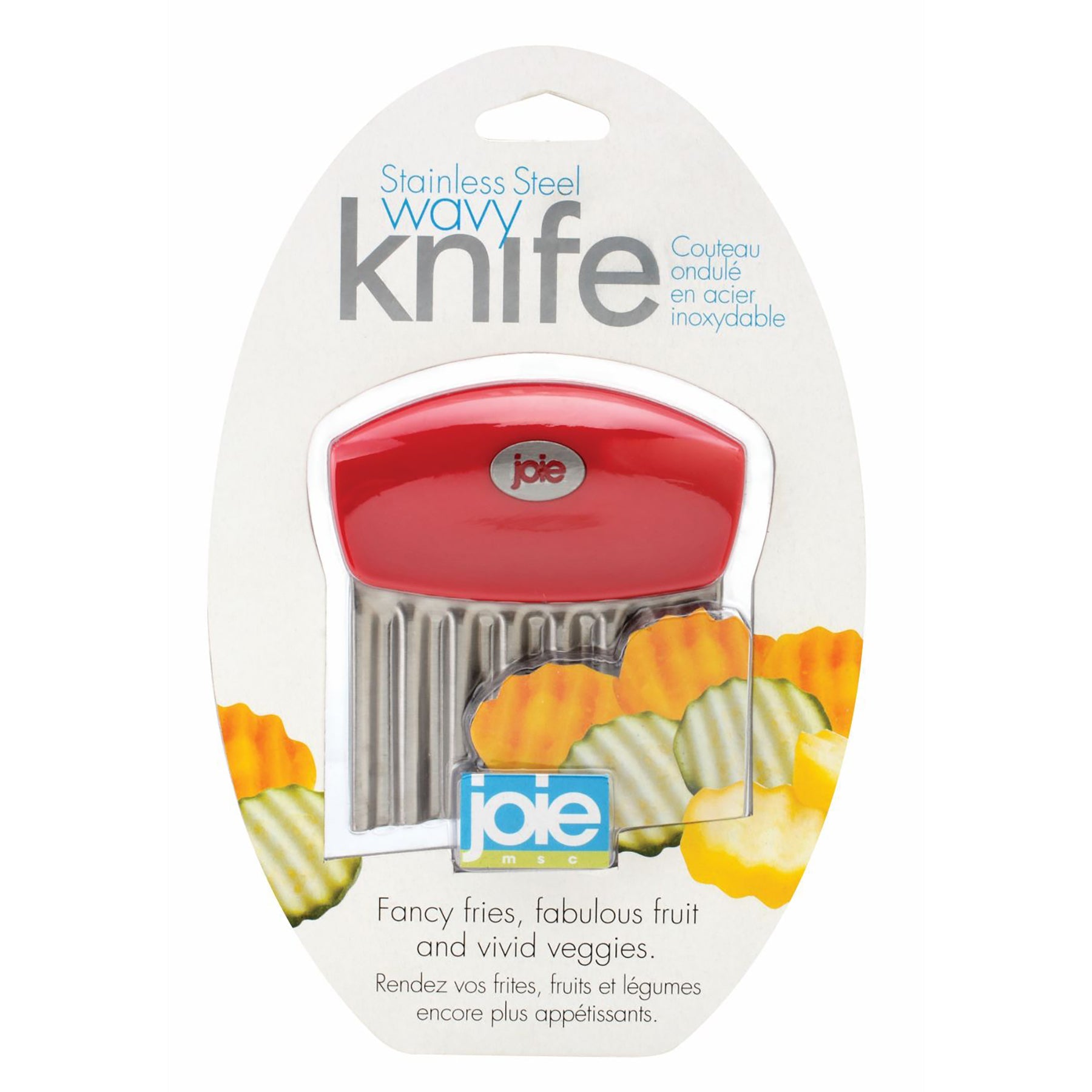 Joie Wavy Knife Stainless Steel Blade 3x3.5in