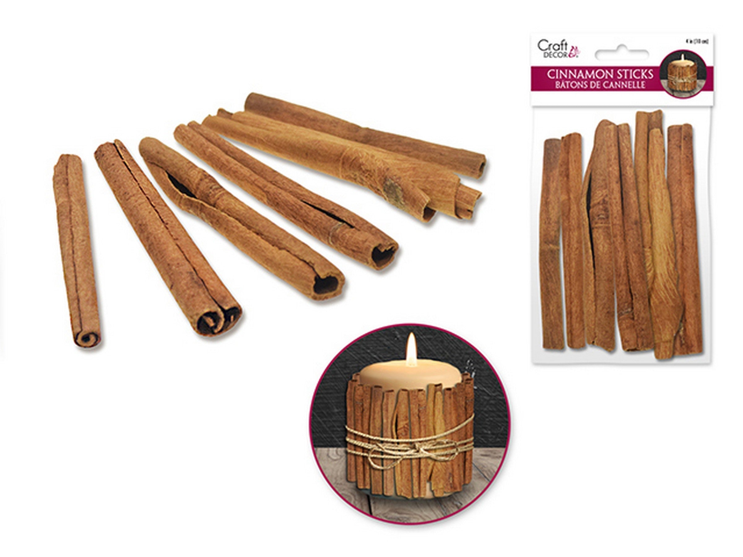 Craft Décor 6 Cinnamon Sticks 4in