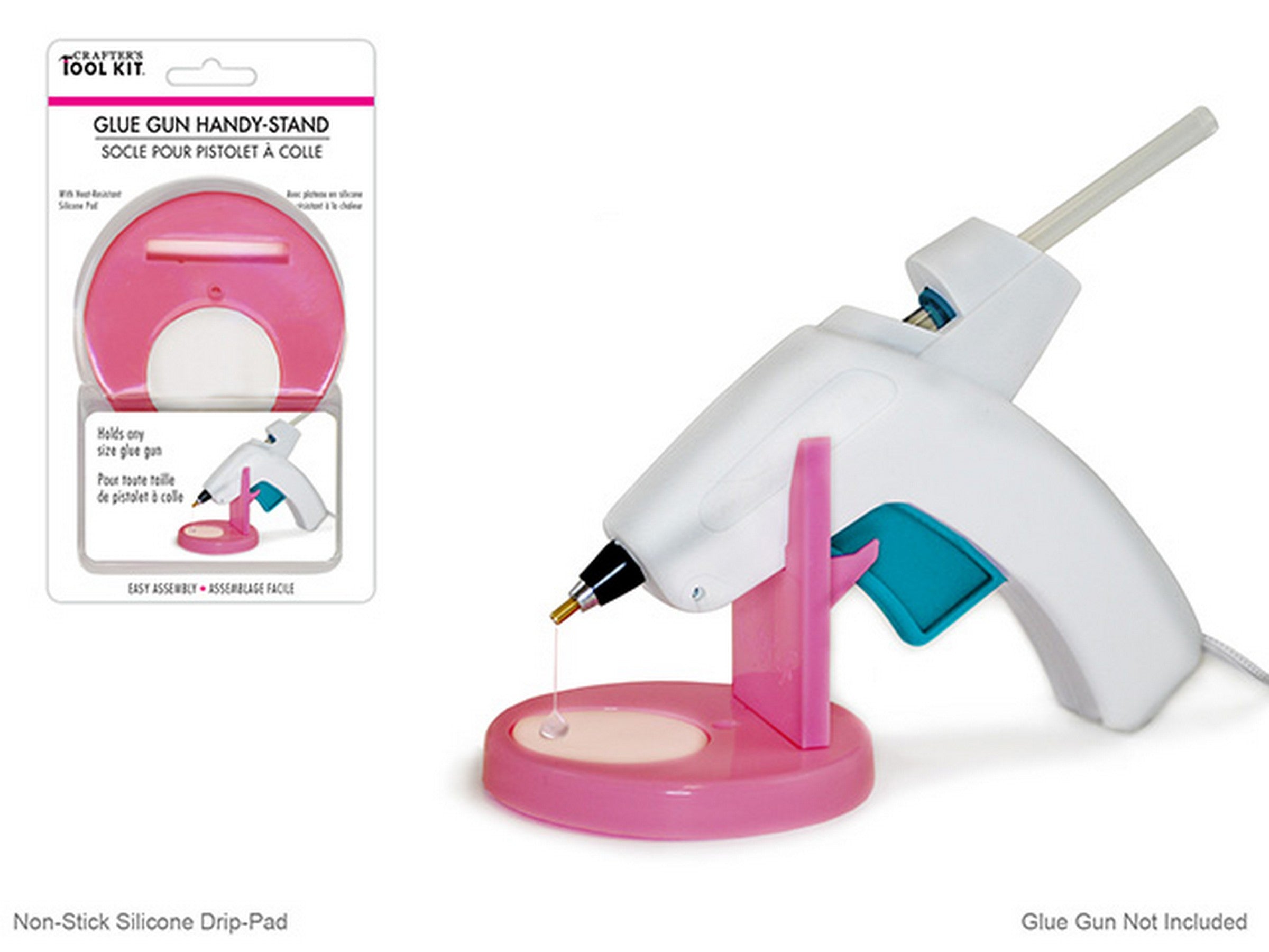 Crafter's Tool Kit Glue Gun Handy-Stand Holds Any Size Glue Gun