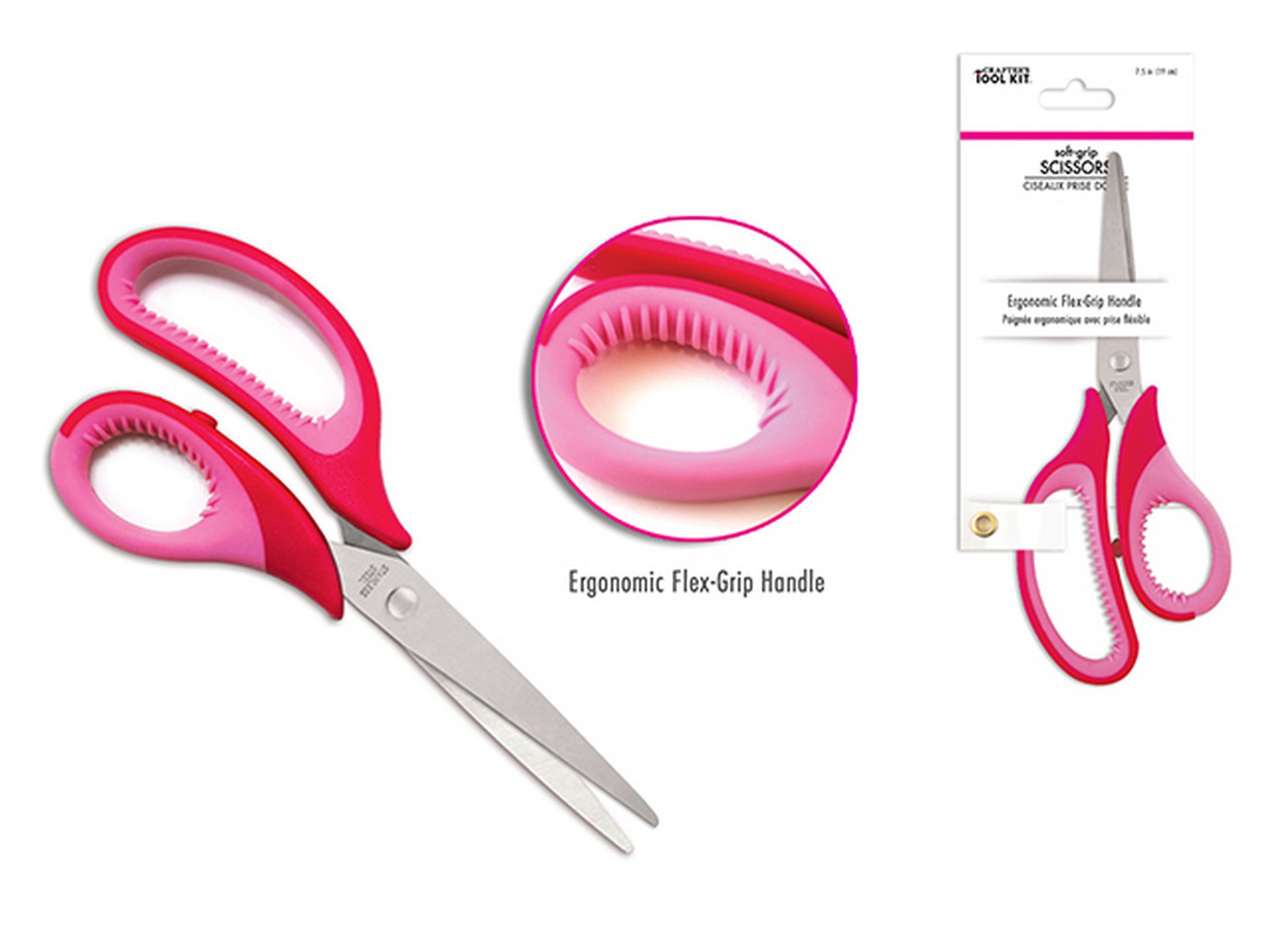 Crafter's Tool Kit Scissors Soft-Grip Handle 7.5in
