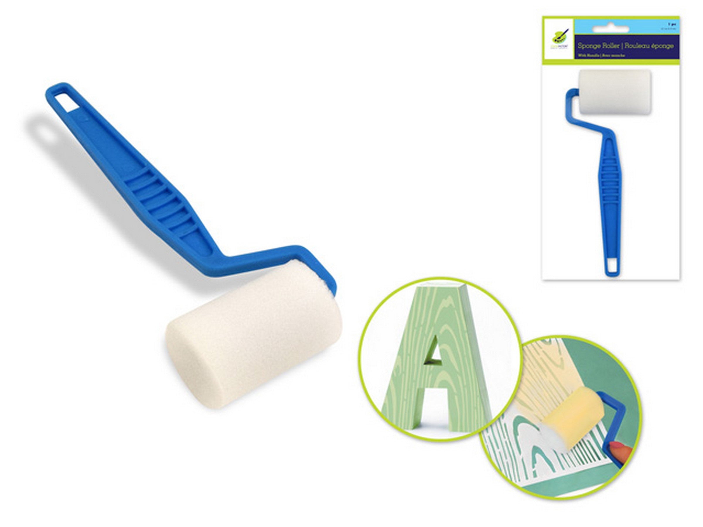 Color Factory Sponge Roller - Plastic Handle 2.1in