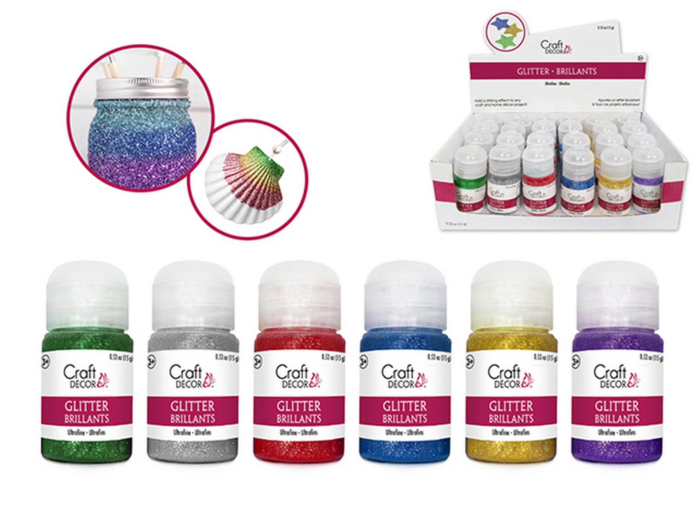 Craft Décor Glitter Powder - Dazzling Metallics 0.53oz VRT