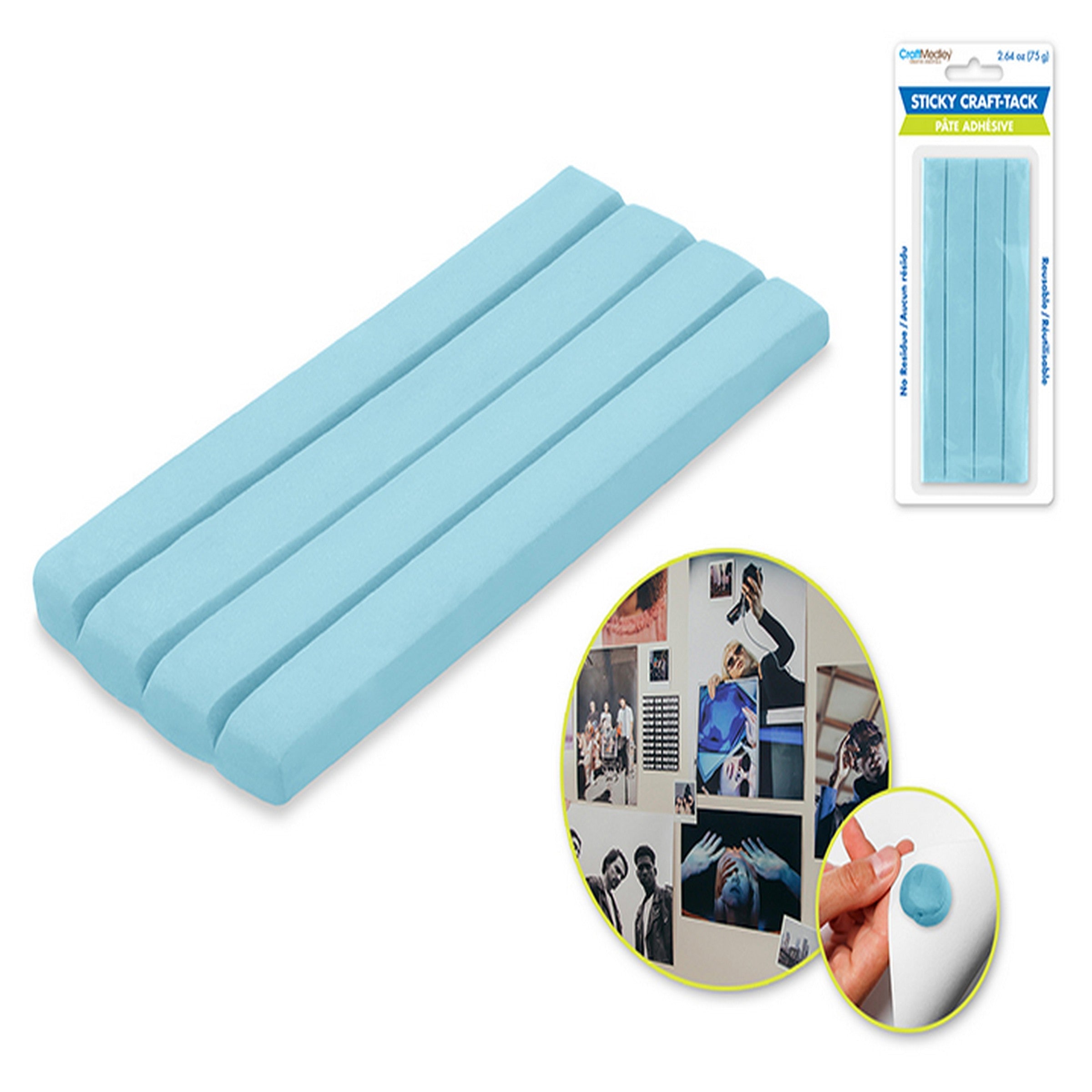 Craft Medley Blue Reusable Sticky Craft Tack 2.64oz (75g)