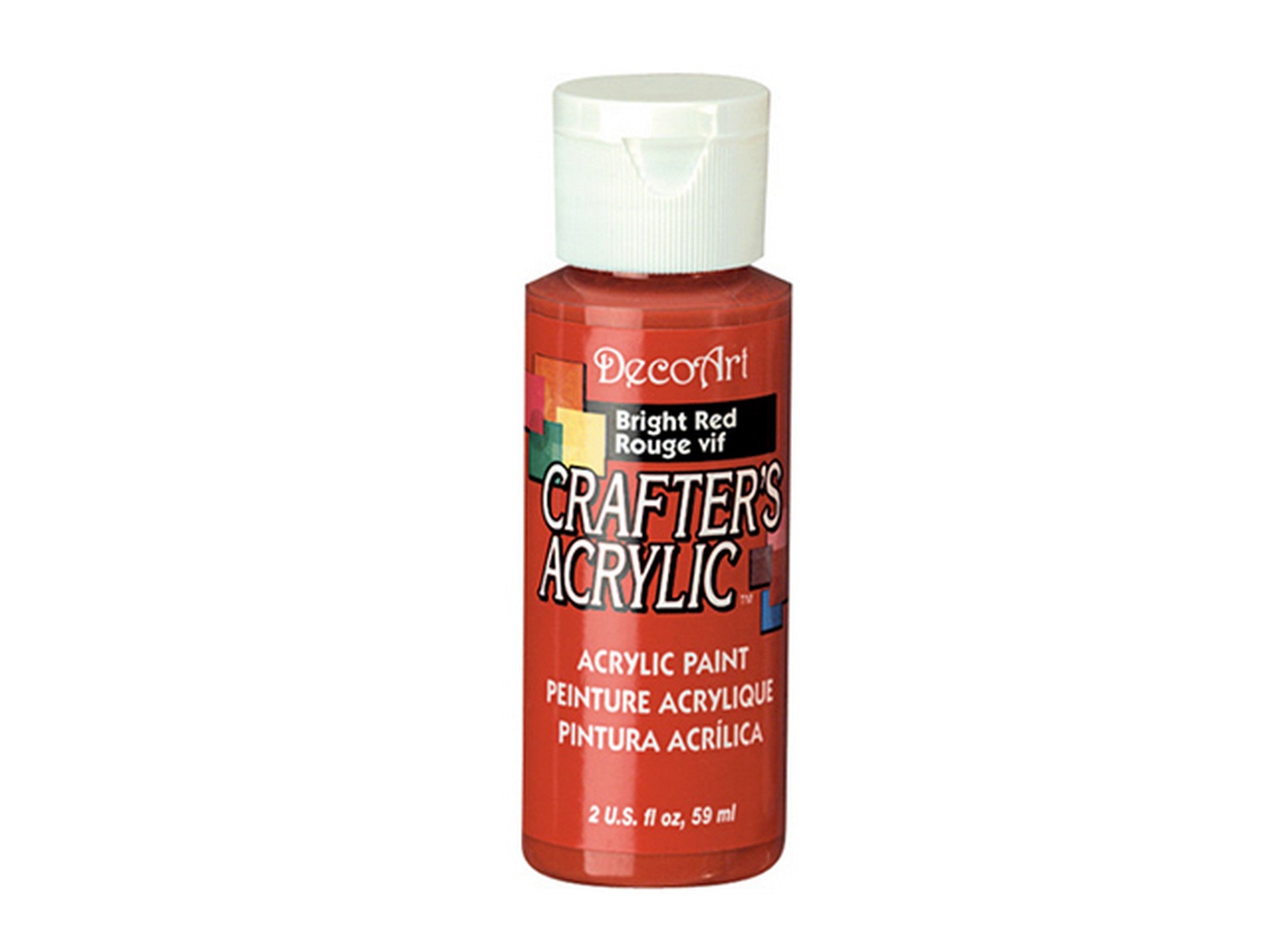 DecoArt Acrylic Paint Bright Red DCA22 2oz