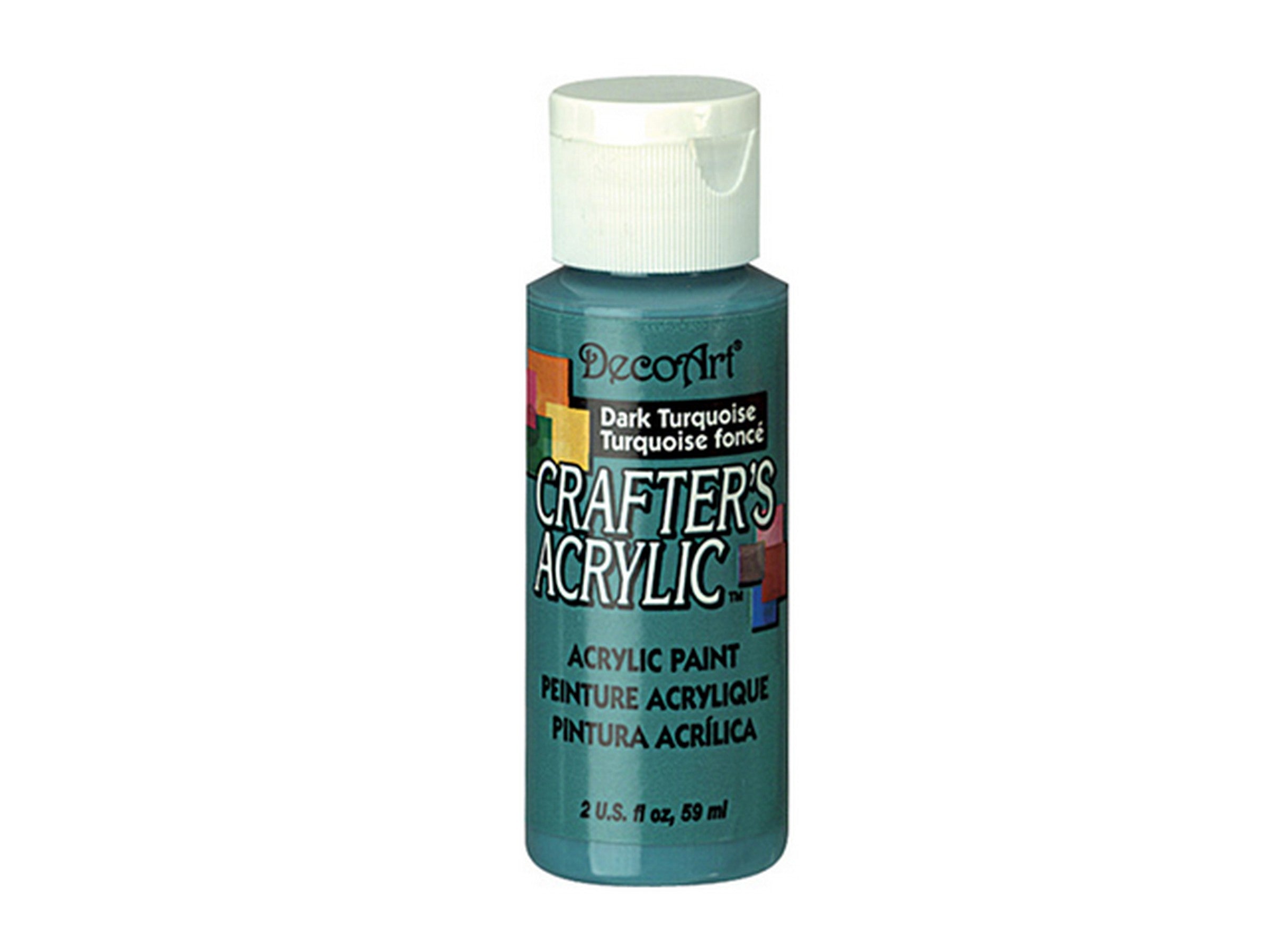 DecoArt Acrylic Paint Deep Turquoise DCA43 2oz