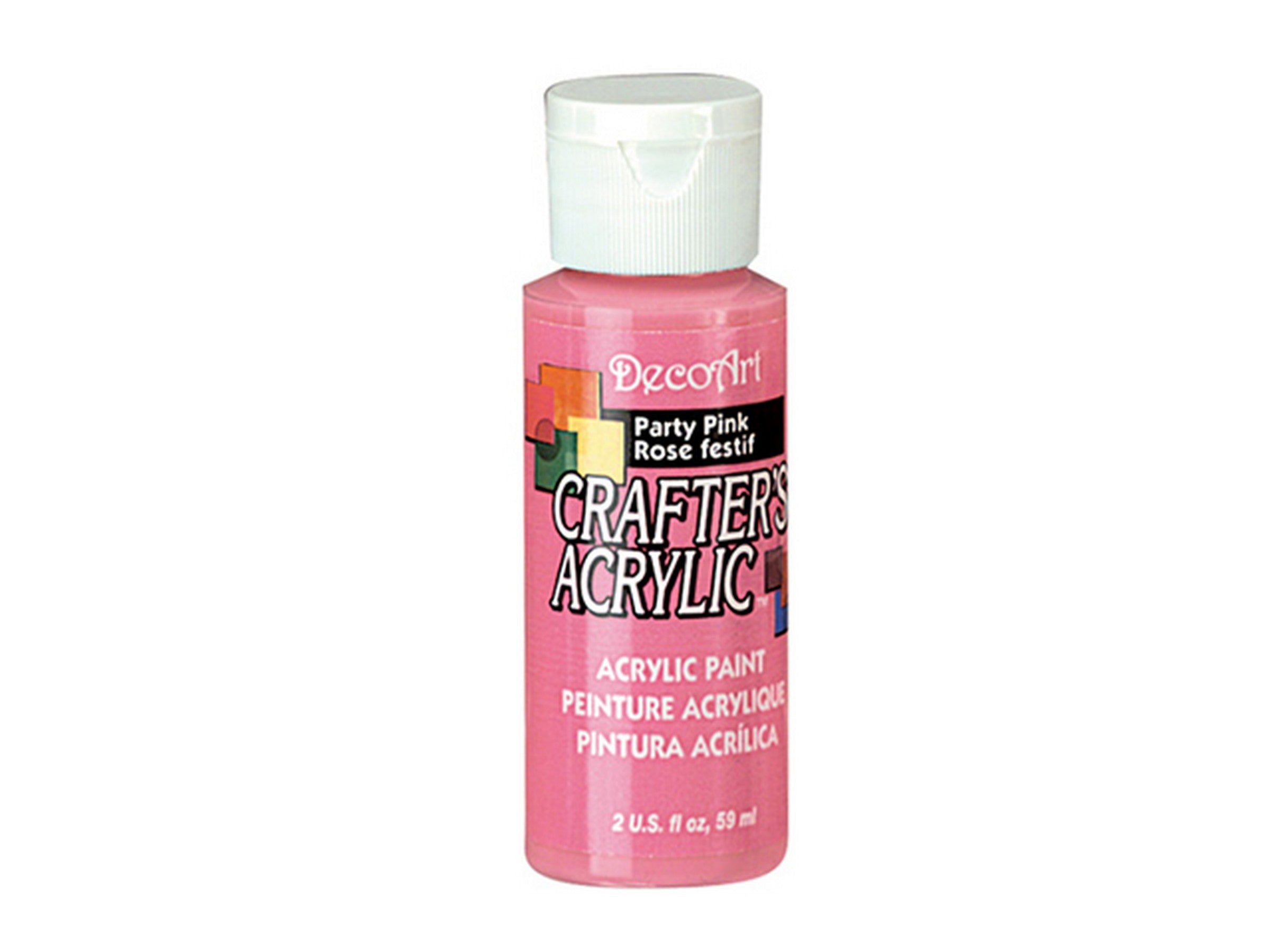 DecoArt Acrylic Paint Party Pink DCA98 2oz
