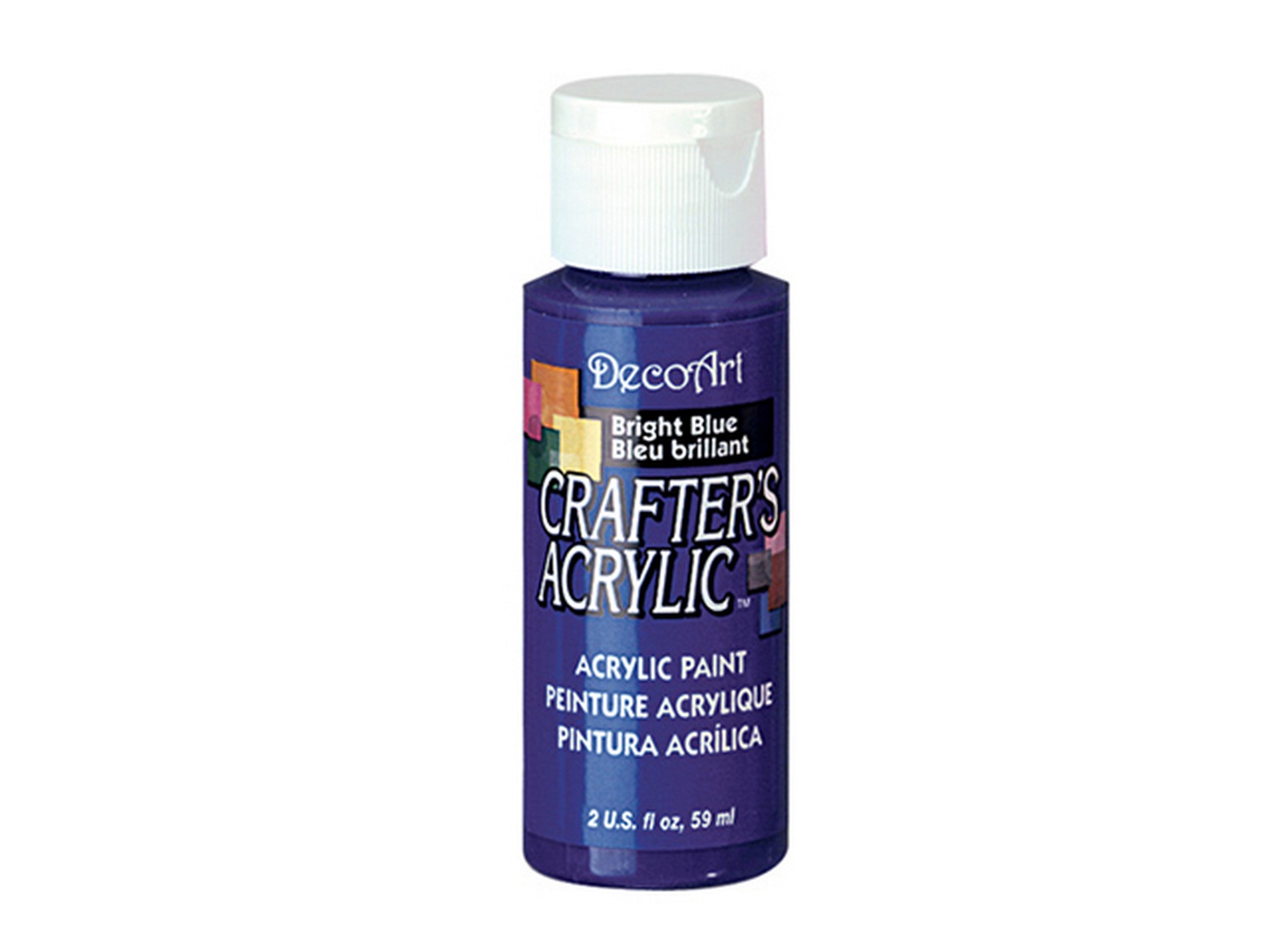 DecoArt Acrylic Paint Bright Blue DCA101 2oz