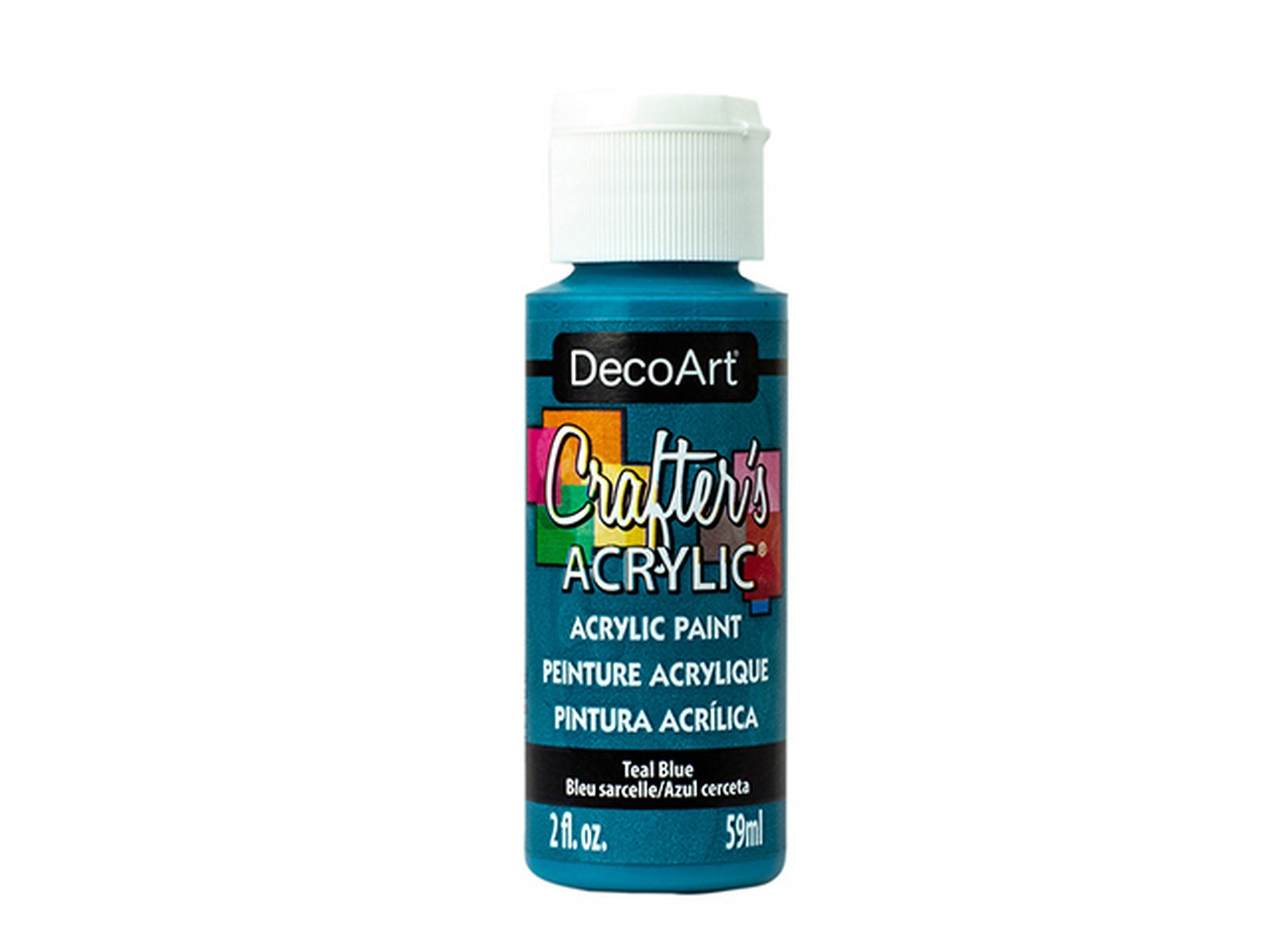 DecoArt Acrylic Paint Teal Blue DCA158 2oz