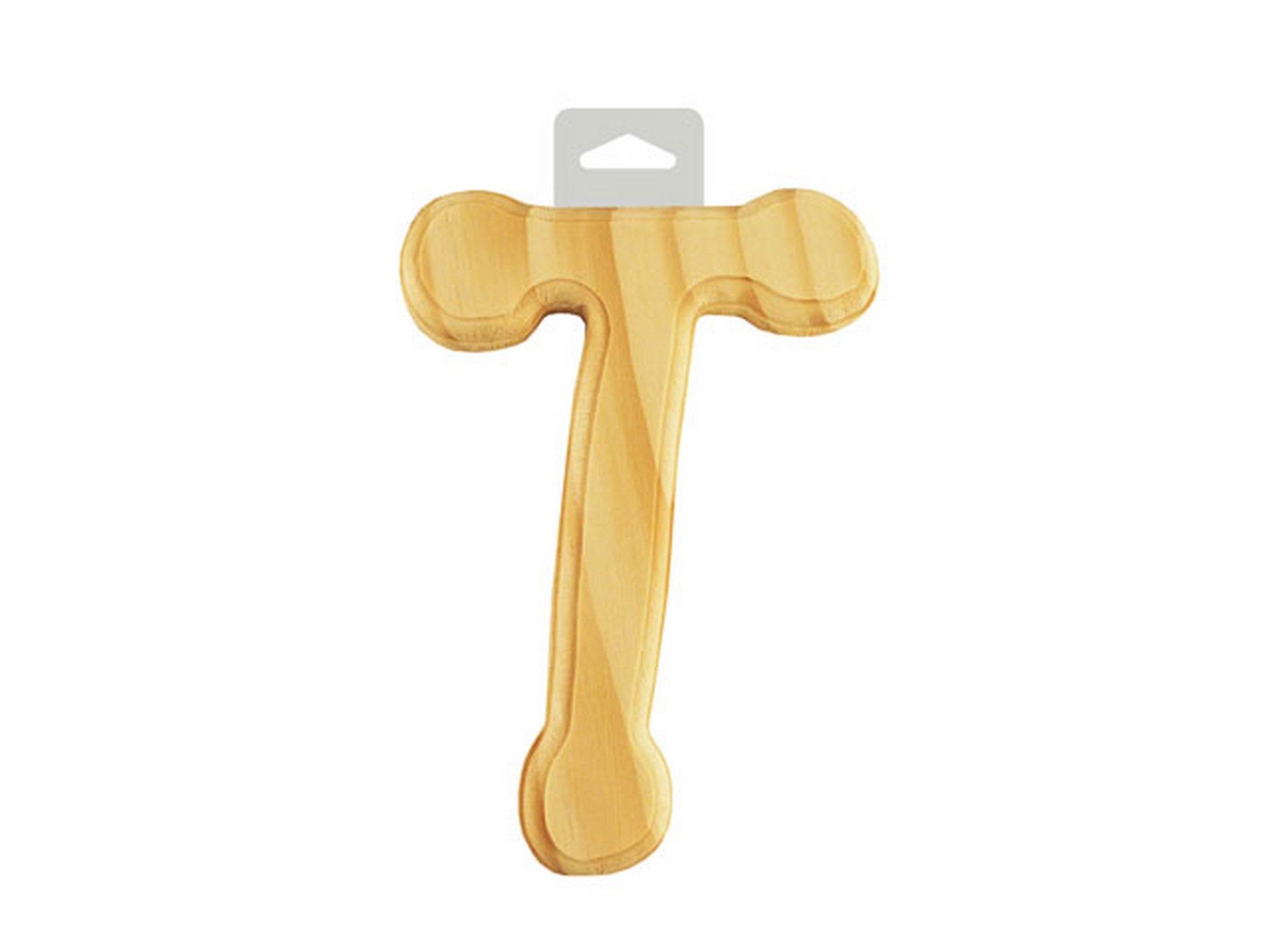 Wood Letter T Rounded