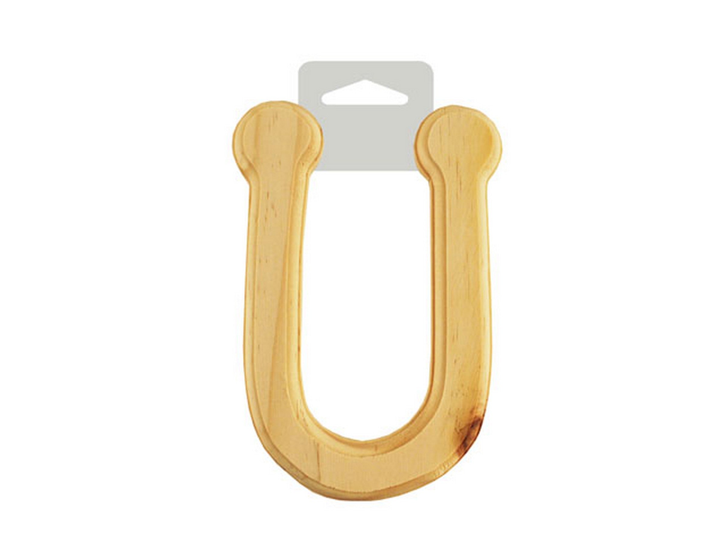 Wood Letter U Rounded