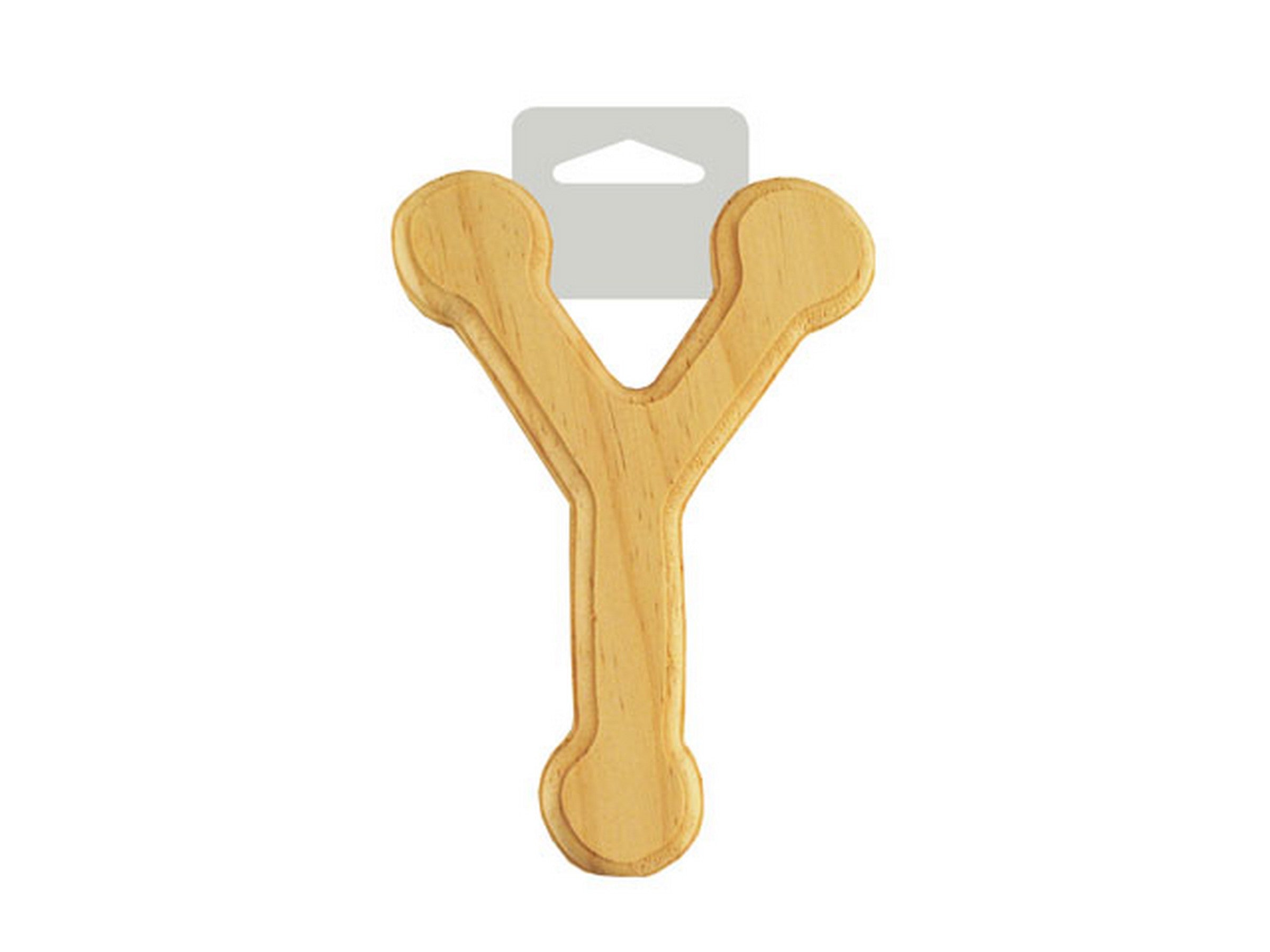 Wood Letter Y Rounded