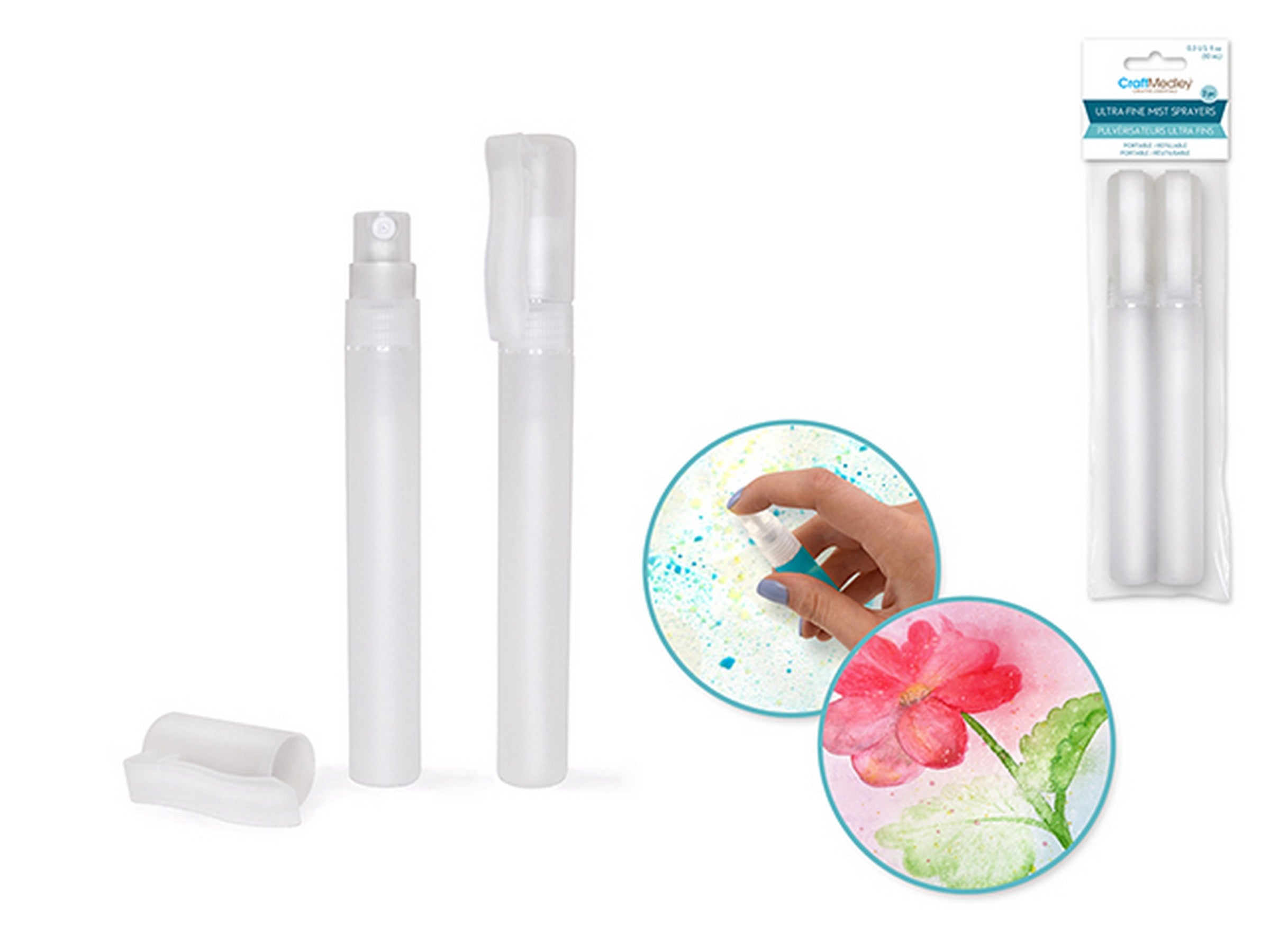 Craft Medley 2 Ultra-fine Mist Sprayers Plastic 0.3oz
