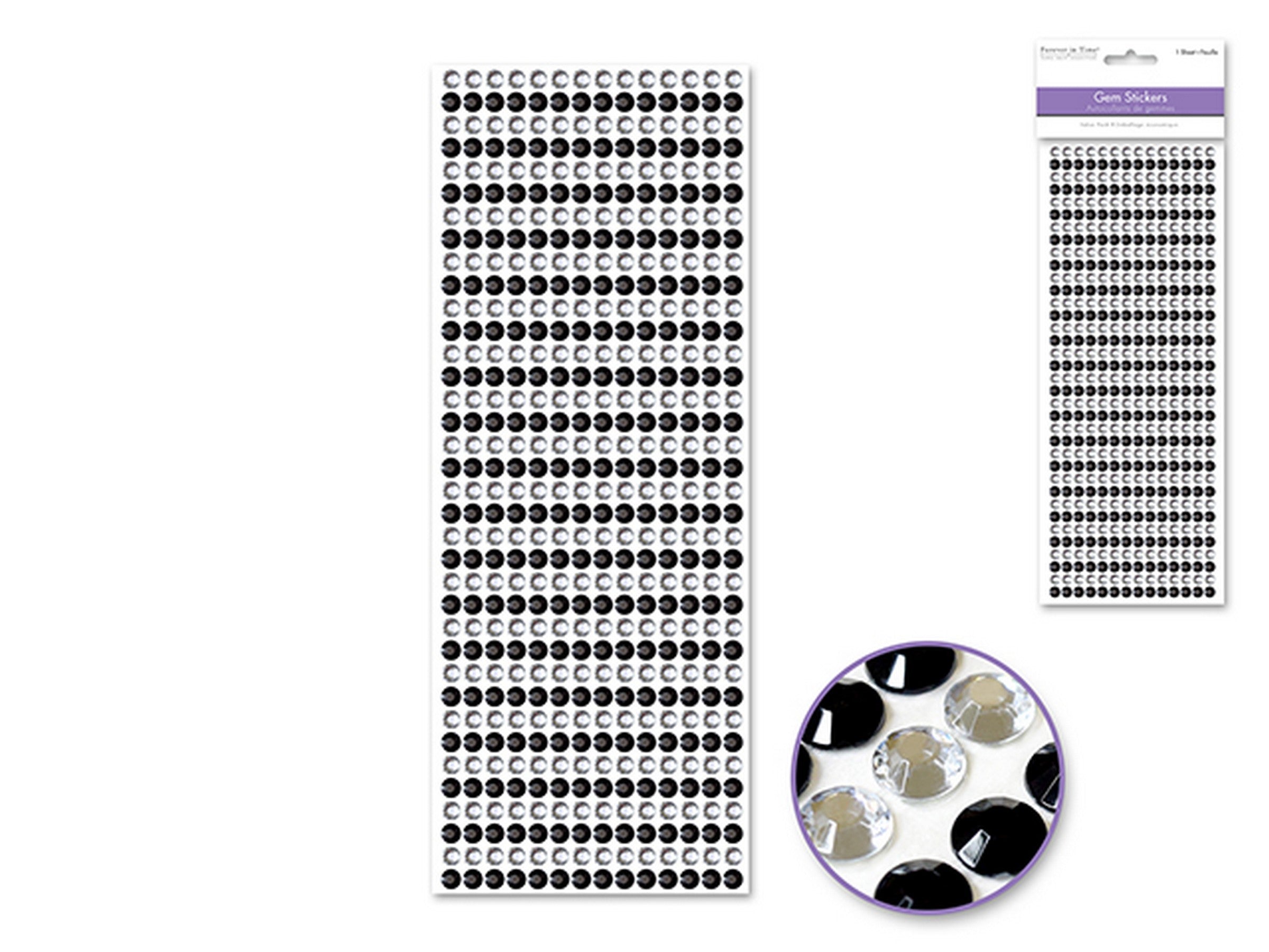 Forever in Time Gem Stickers Classic 10.5x3.75in sheet