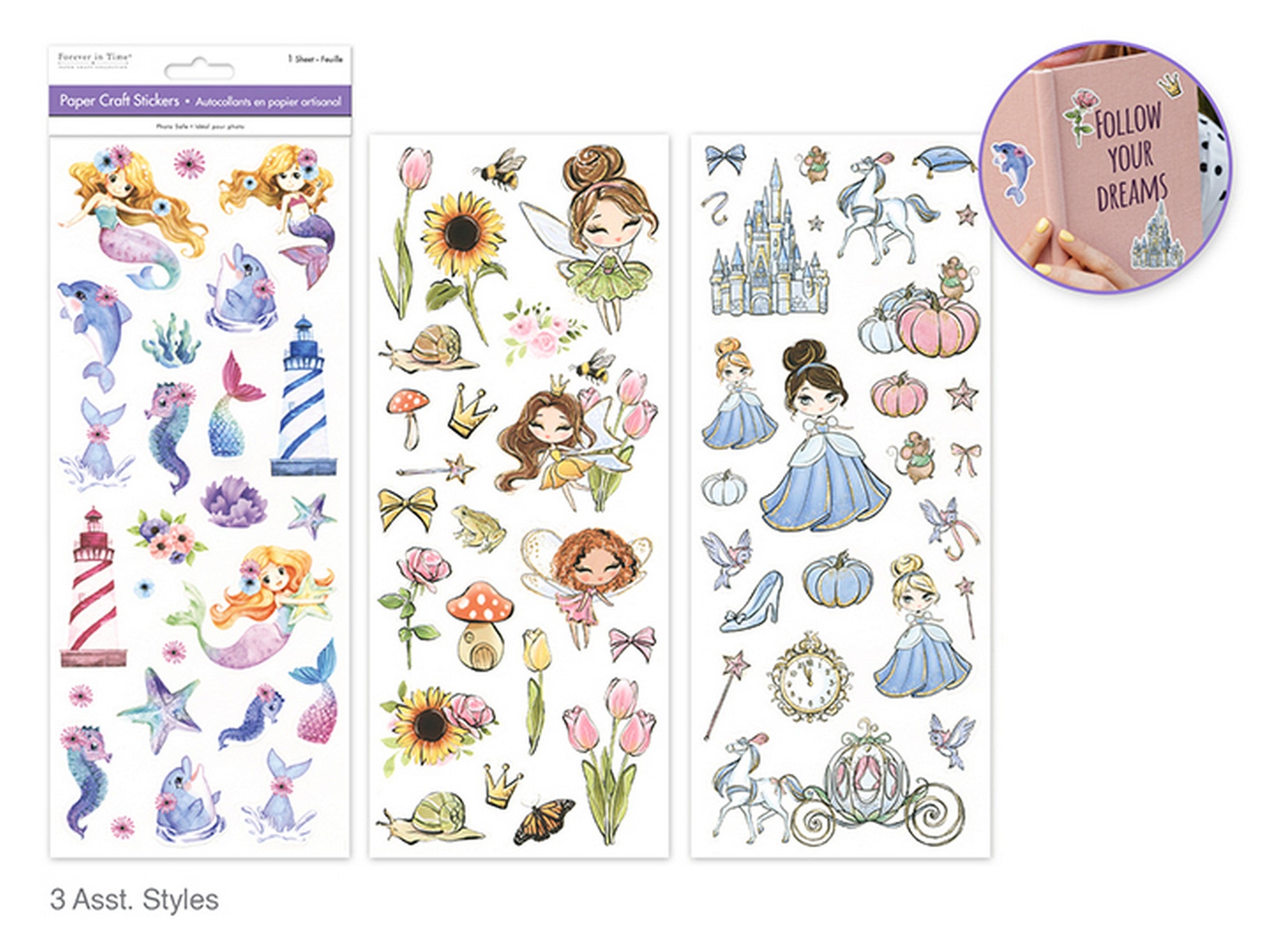 Forever in Time Stickers - Magical 5x12in VRT