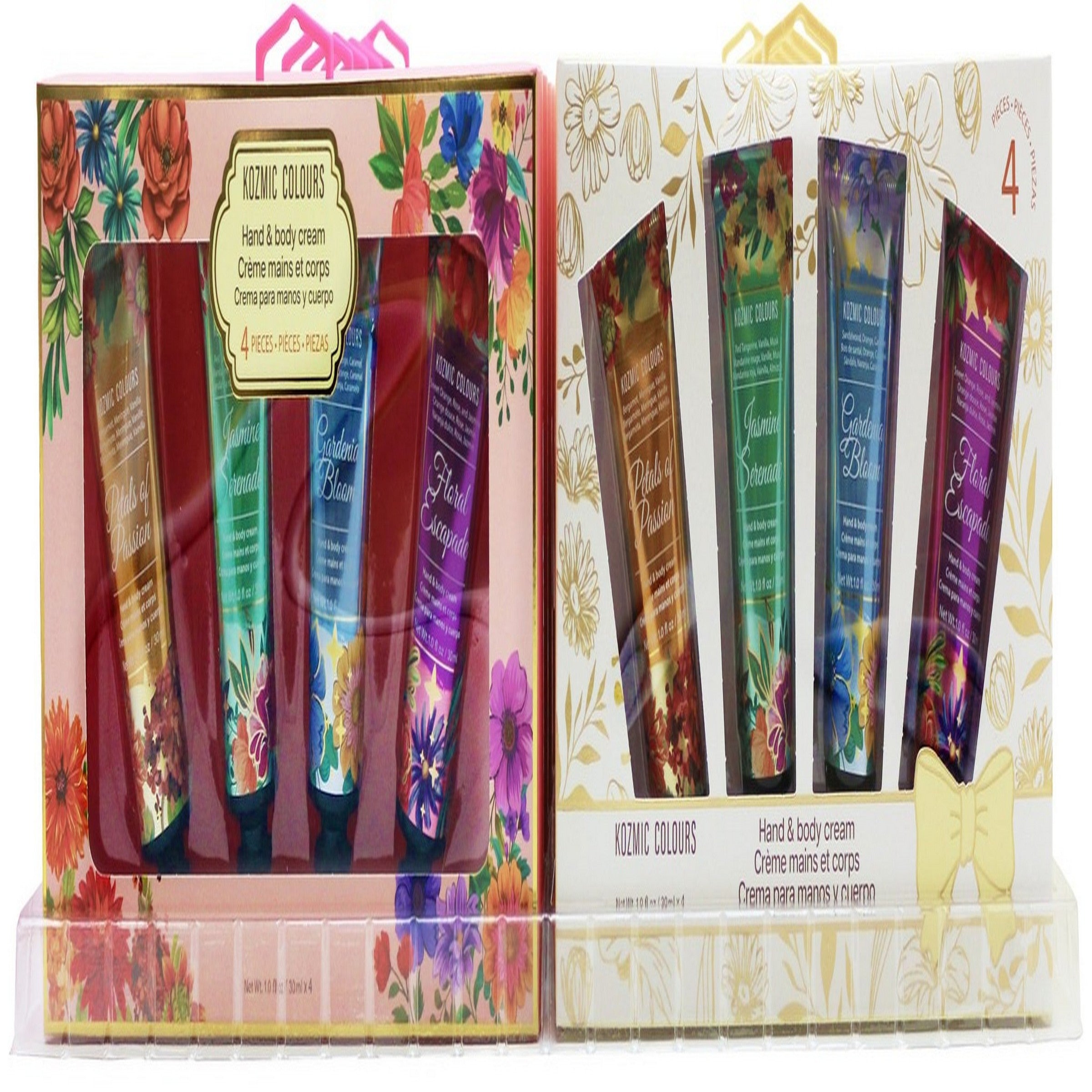 Kozmic Colours Hand and Body Cream Set 4pcs 30ml VRT