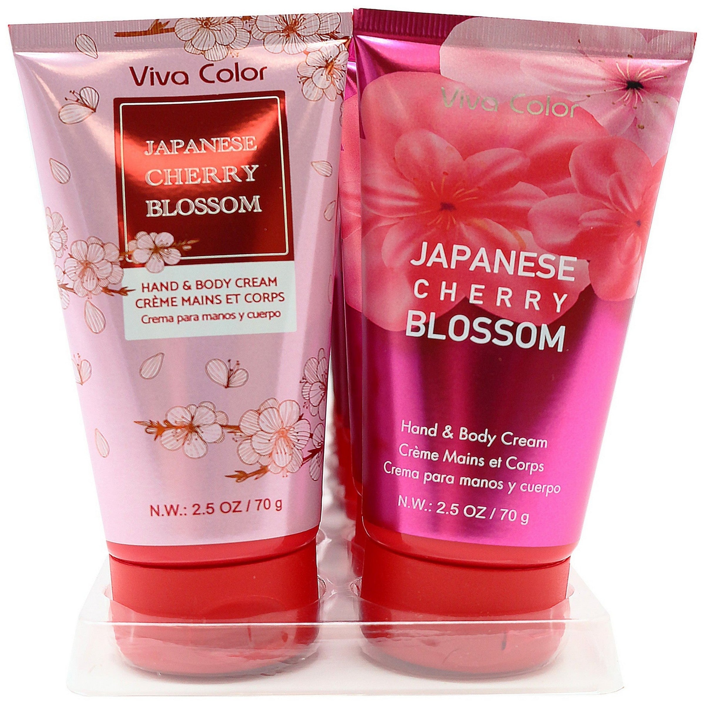 Viva Color Hand and Body Cream - Japanese Cherry Blossom - Sold Separately 2.5oz (70g) VRT